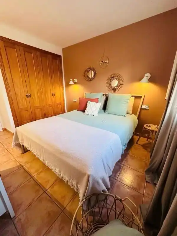 Dormitori de Casa adosada de lloguer en Manacor amb Aire condicionat, Jardí privat i Terrassa