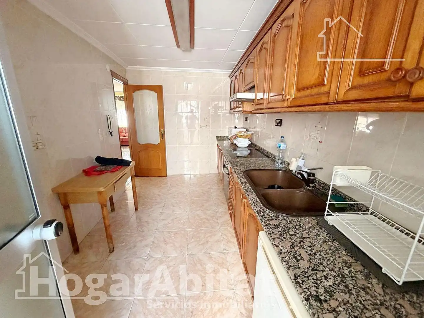 Küche von Wohnung zum Verkauf in Cheste mit Klimaanlage, Heizung und Terrasse