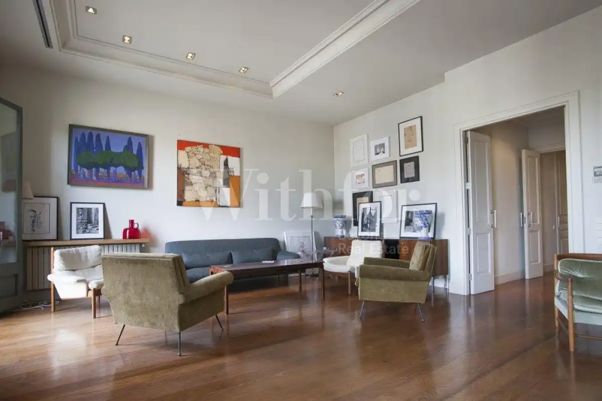 Living room of Flat for sale in Barcelona  with Air Conditioner, Heating and Parquet flooring