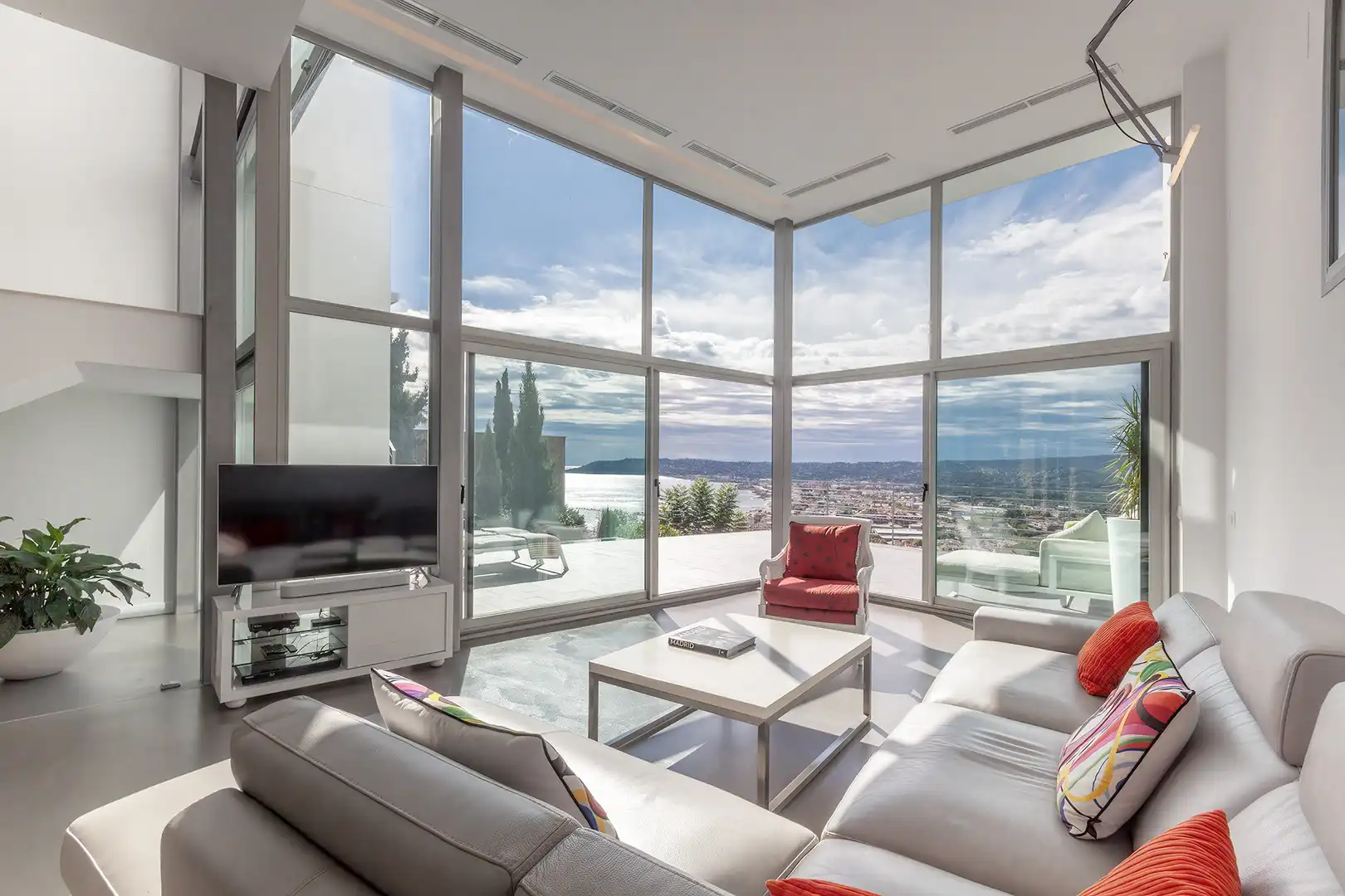 Living room of Houses for sale in Jávea / Xàbia  with Air Conditioner, Private garden and Terrace