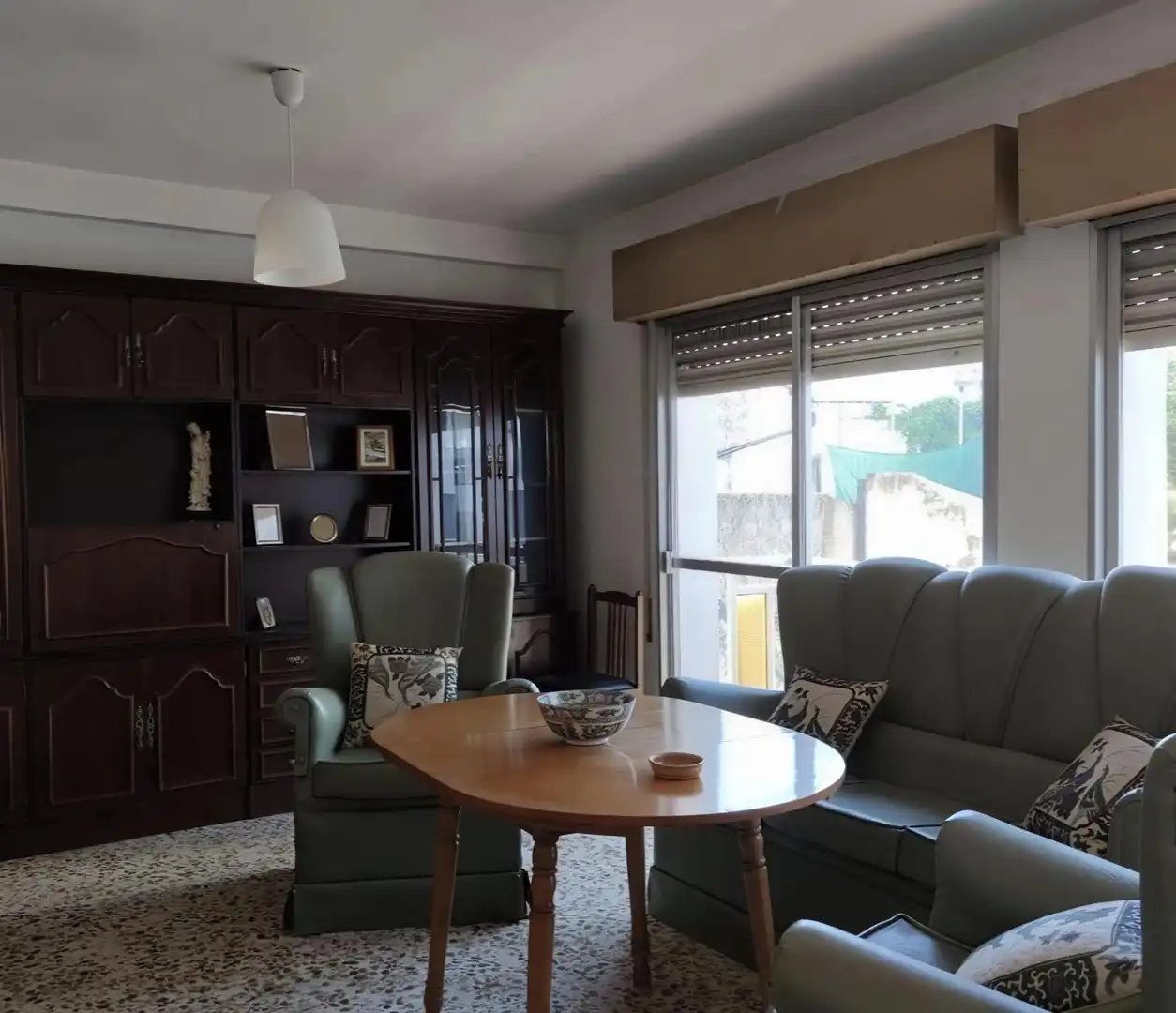 Wohnzimmer von Wohnung zum Verkauf in Alburquerque mit Privatgarten und Gemeinschaftspool