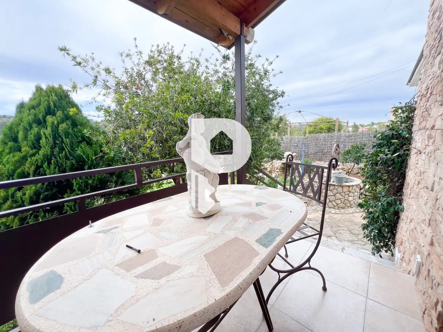 Terrassa de Casa o xalet en venda en Vallirana amb Aire condicionat, Calefacció i Jardí privat