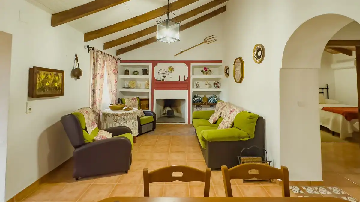 Sala de estar de Finca rústica en venta en Villanueva de la Concepción con Jardín privado, Terraza y Trastero