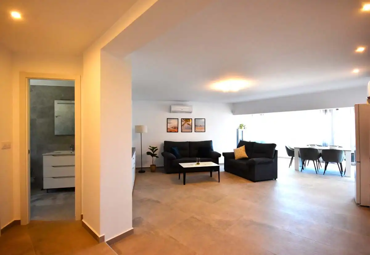 Sala de estar de Casa o chalet en venta en Calpe / Calp con Aire acondicionado, Jardín privado y Terraza