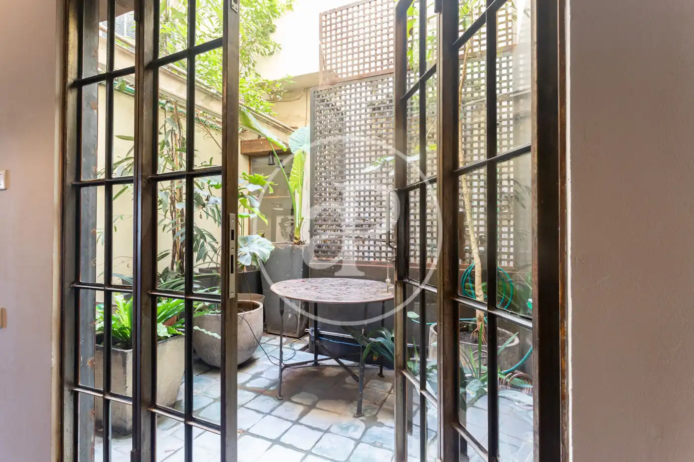 Terraza de Piso de alquiler en Barcelona con Calefacción, Amueblado y Balcón