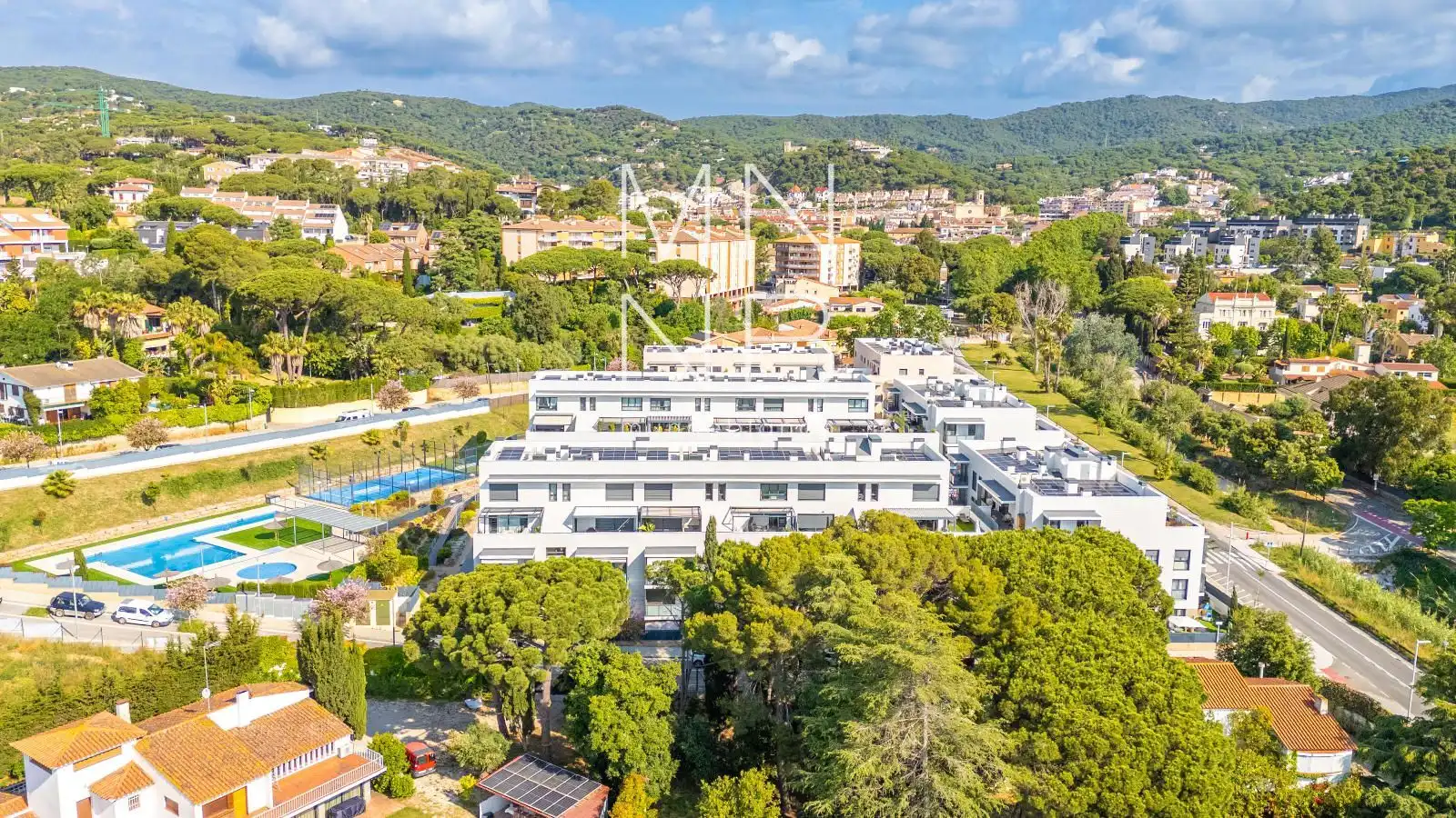 Vista exterior de Piso en venta en Sant Andreu de Llavaneres con Aire acondicionado, Calefacción y Trastero
