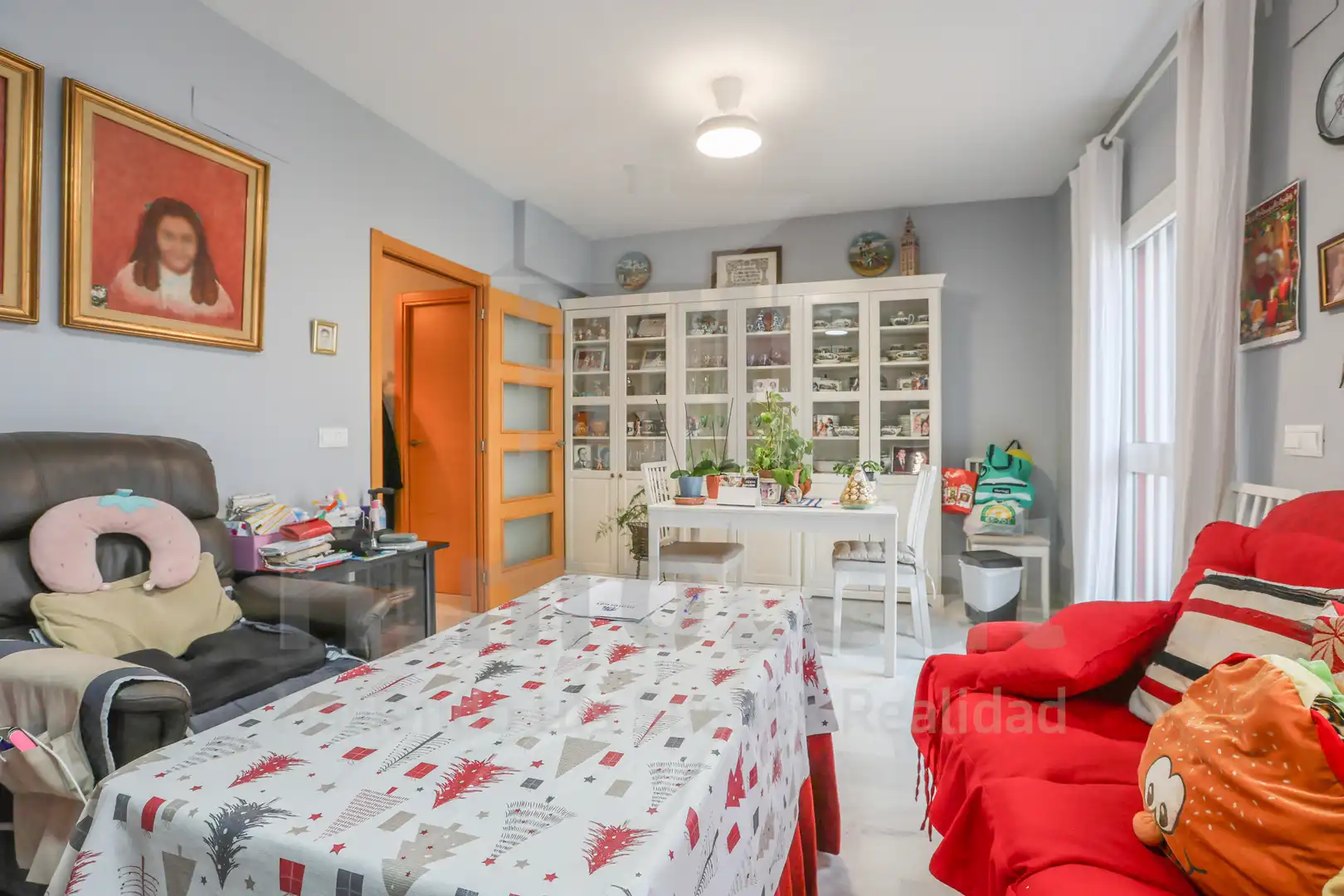 Dining room of Detached homes for sale in Huévar del Aljarafe  with Air Conditioner, Private garden and Terrace