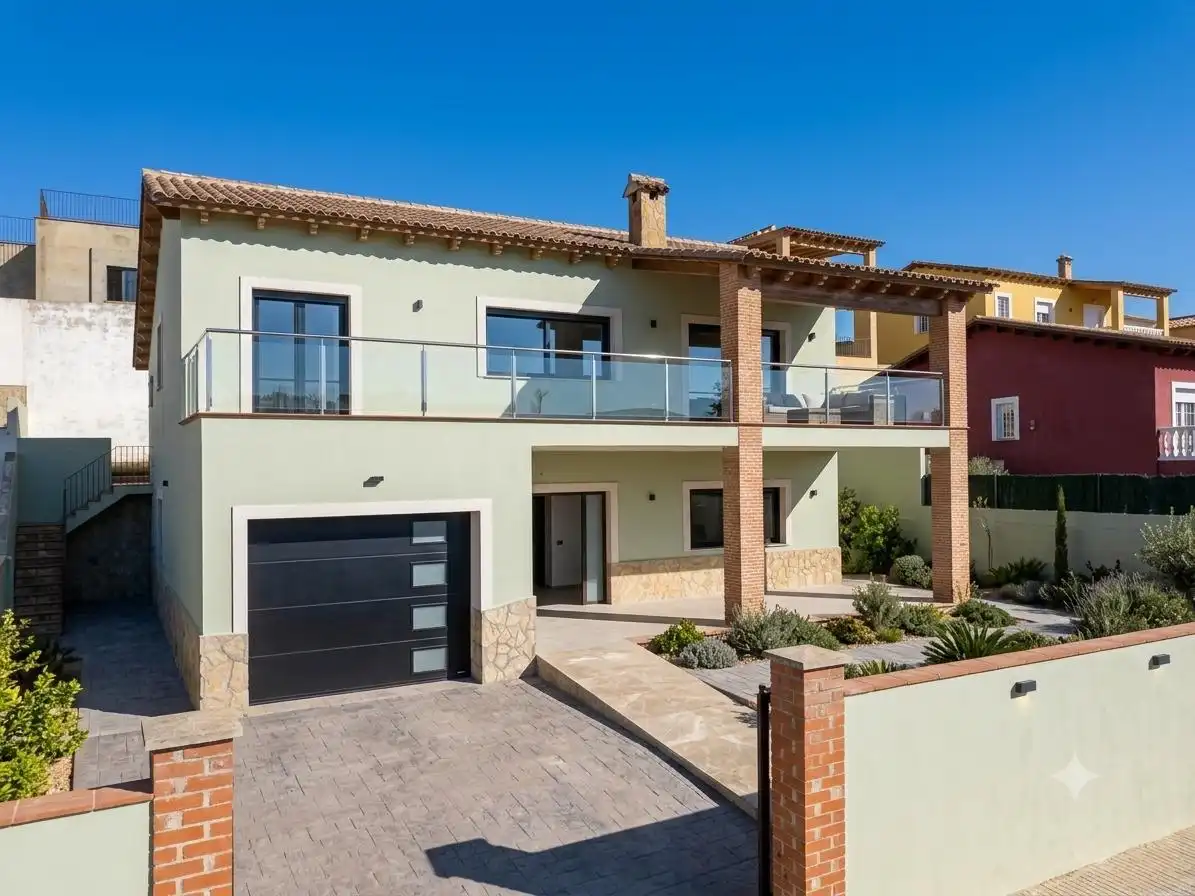 Vista exterior de Casa o chalet en venta en L'Énova con Jardín privado, Terraza y Trastero