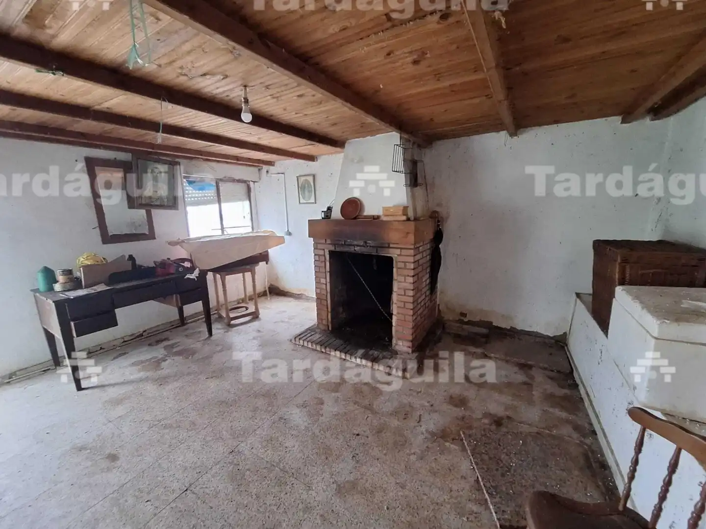 Cocina de Finca rústica en venta en Castellanos de Villiquera con Calefacción, Jardín privado y Trastero