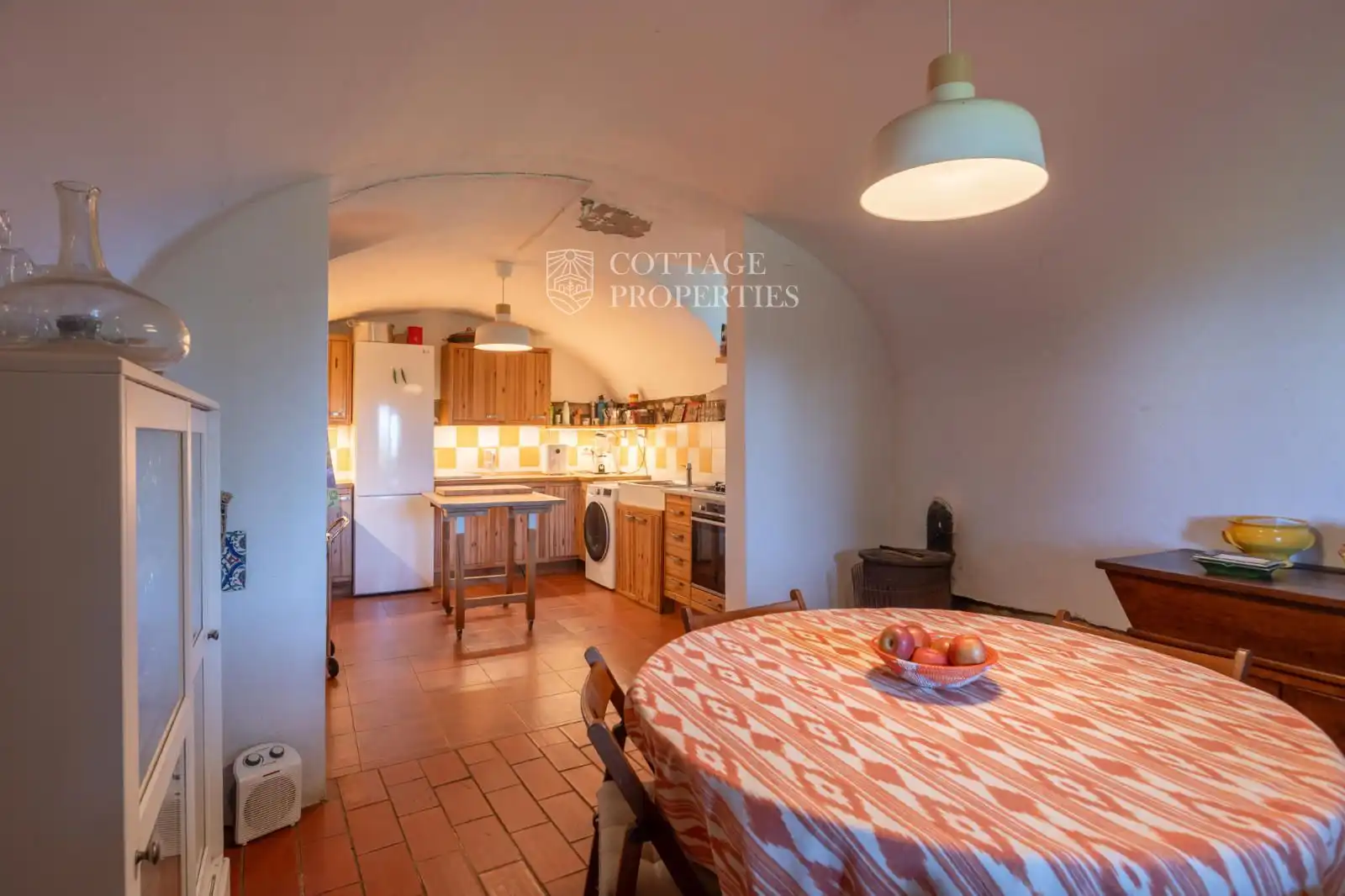 Cocina de Finca rústica en venta en Maià de Montcal con Calefacción y Piscina