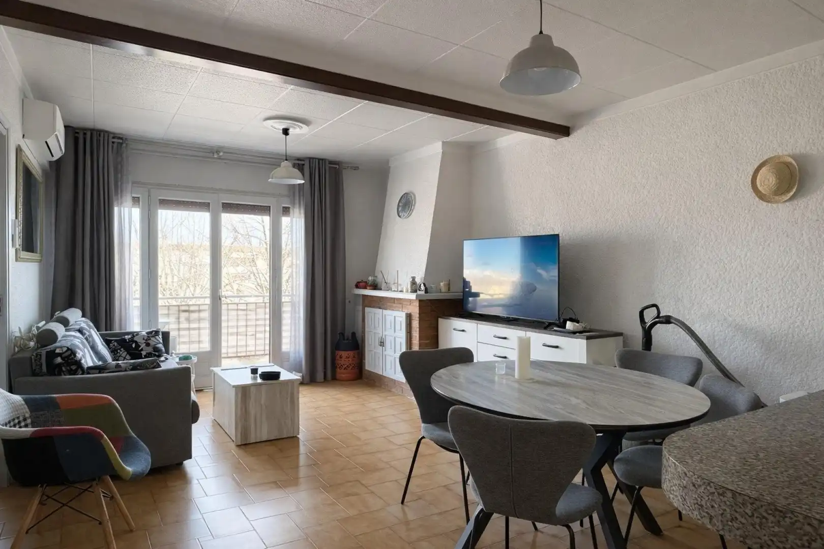 Sala d'estar de Àtic en venda en Empuriabrava amb Aire condicionat, Calefacció i Balcó