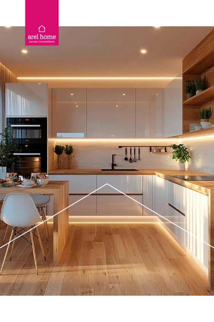 Cuina de Casa o xalet en venda en Castellví de Rosanes amb Aire condicionat, Parquet i Terrassa