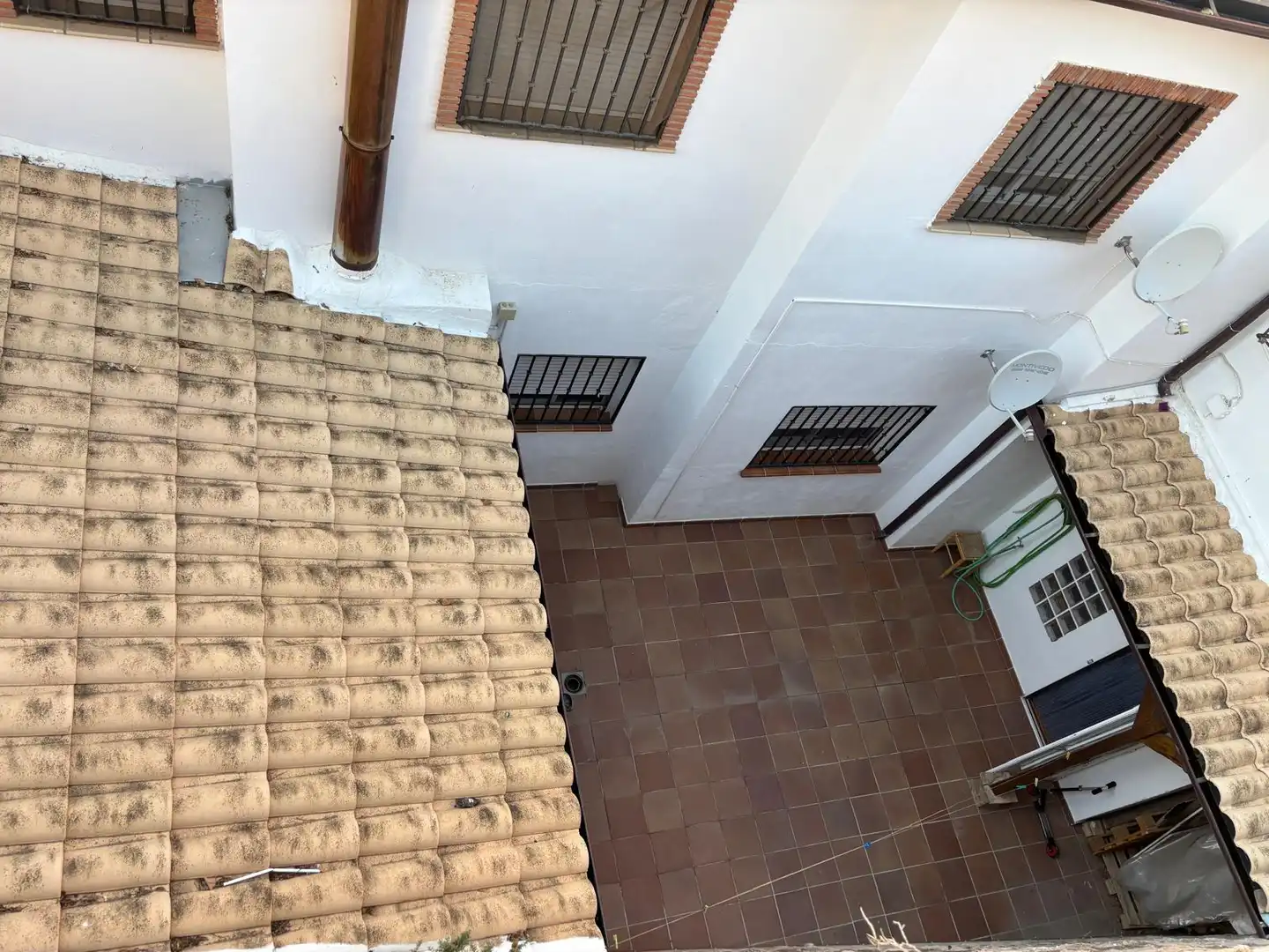 Terraza de Piso de alquiler en Güéjar Sierra con Amueblado, Horno y Lavadora