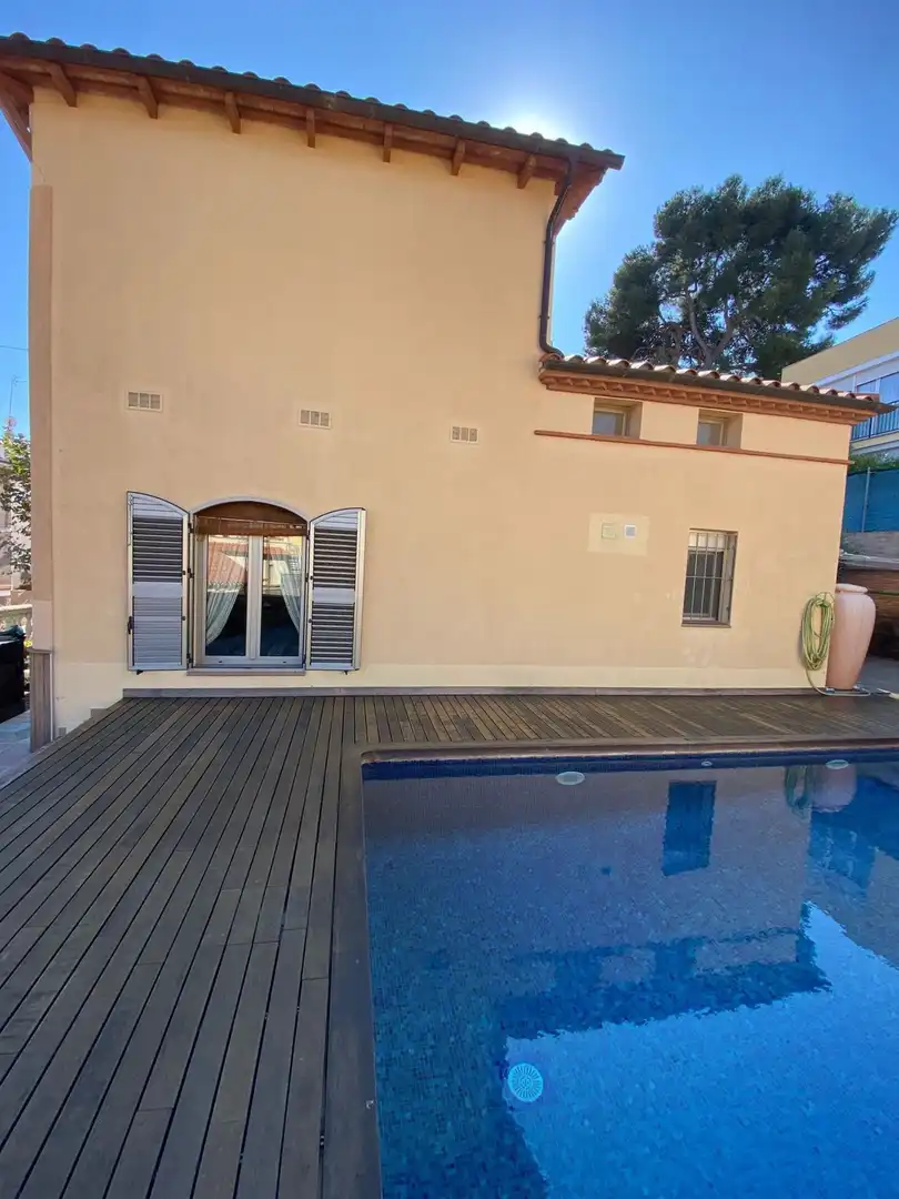 Swimming pool of Houses for sale in Teià  with Heating, Terrace and Storage room