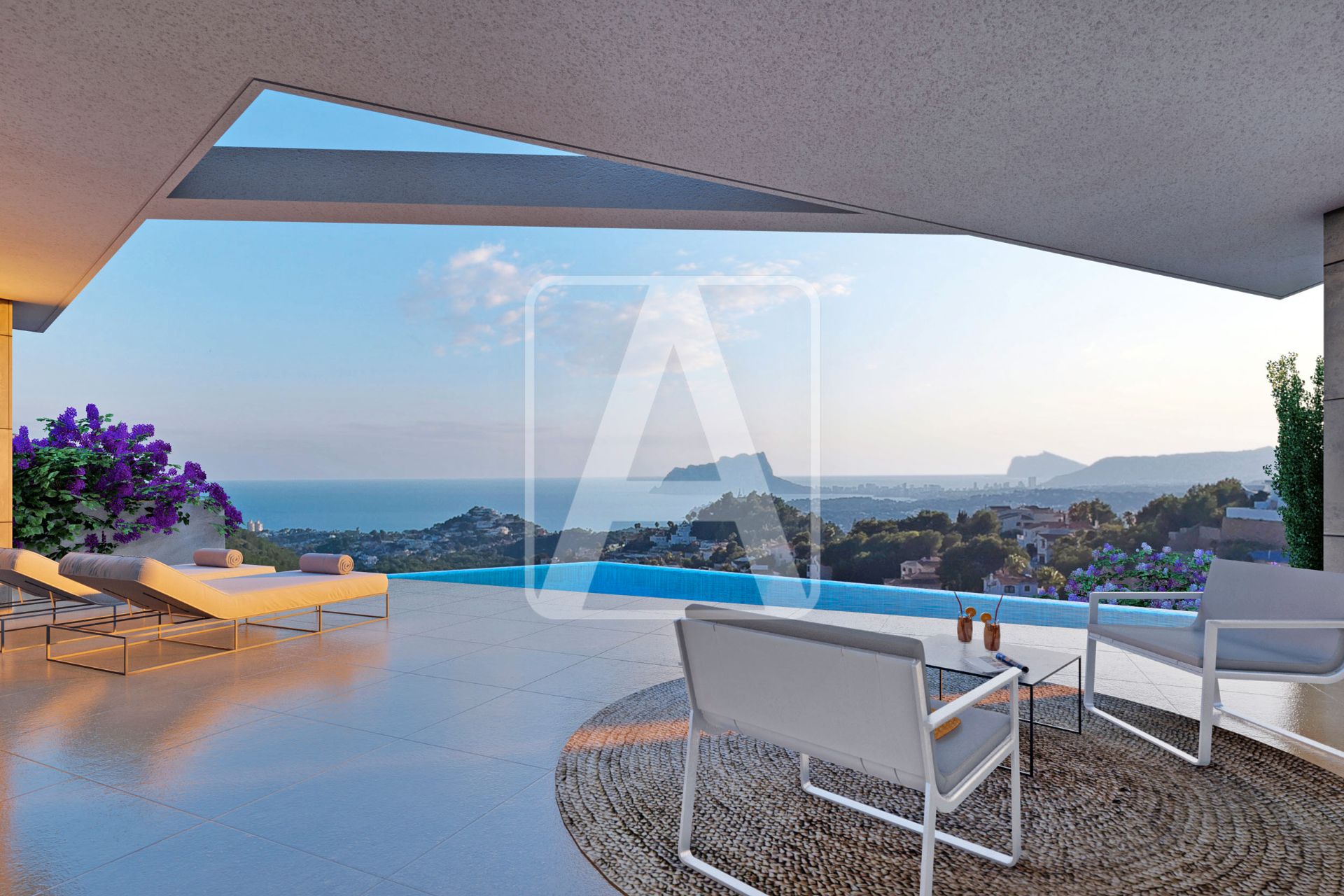 Terrassa de Casa o xalet en venda en Benitachell / El Poble Nou de Benitatxell amb Aire condicionat, Calefacció i Jardí privat