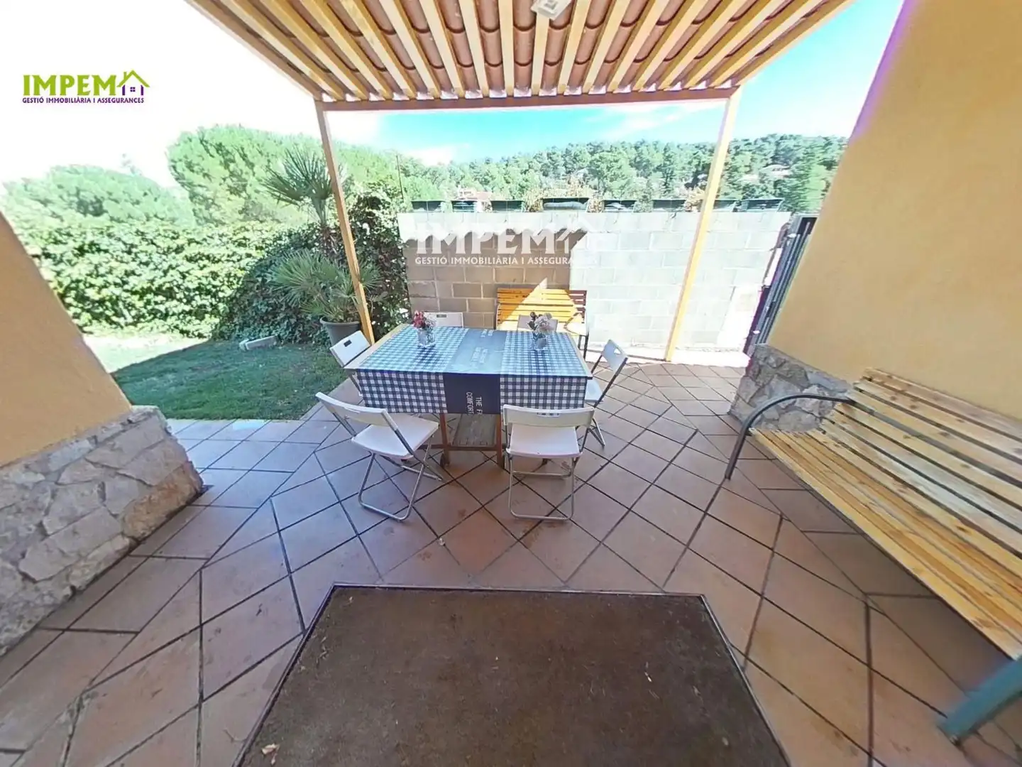 Terrassa de Casa o xalet en venda en La Llacuna amb Calefacció, Terrassa i Piscina