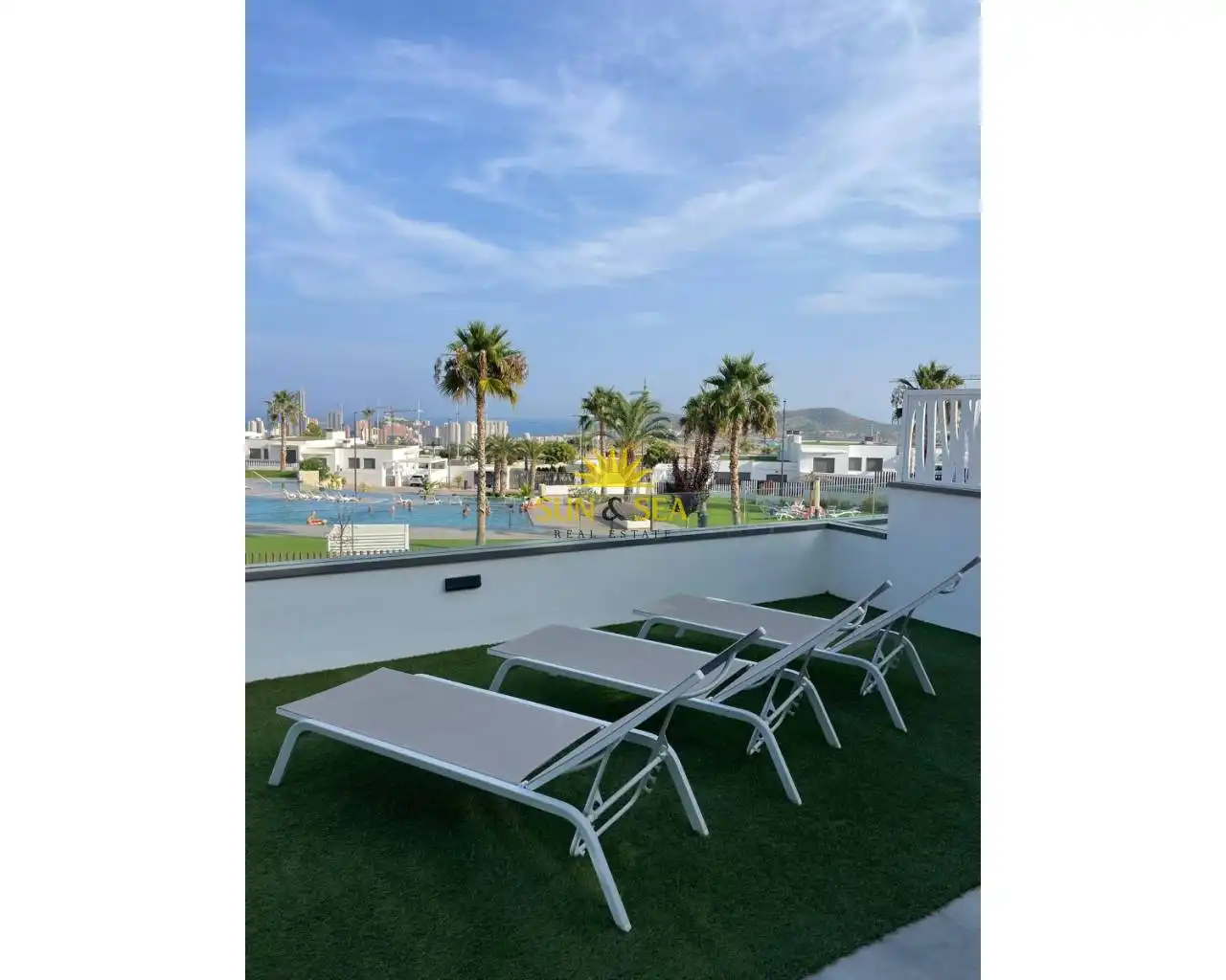 Terrace of Apartments for rent in Finestrat  with Air Conditioner, Heating and Terrace