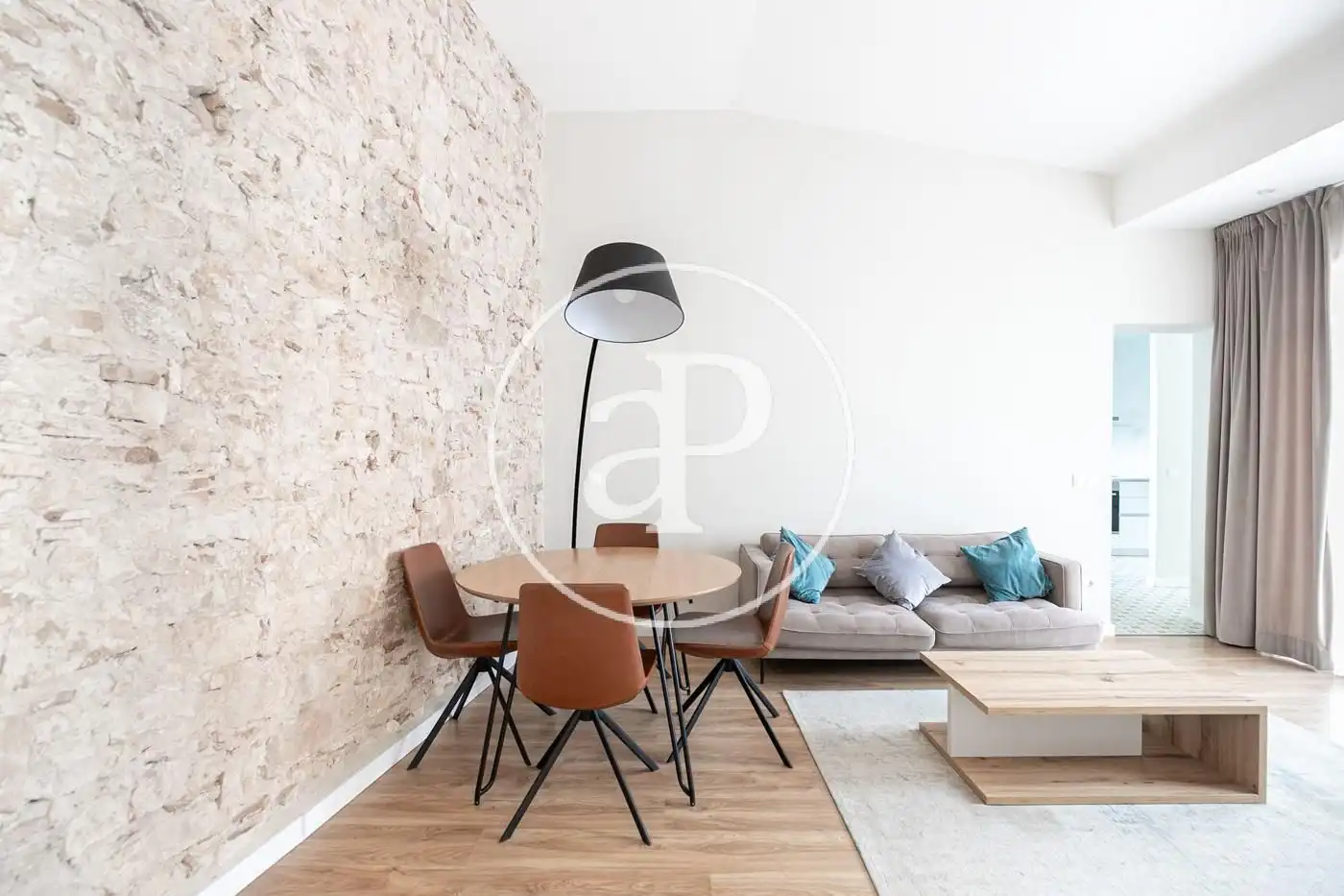 Sala d'estar de Pis de lloguer en Barcelona amb Aire condicionat, Calefacció i Terrassa