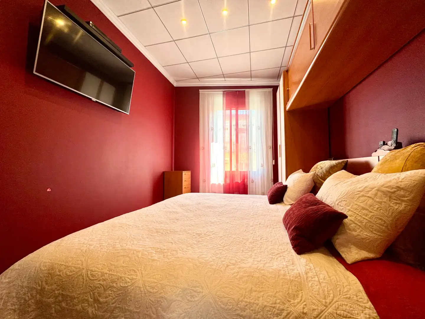 Bedroom of Flat for sale in Sueca  with Air Conditioner, Terrace and Storage room