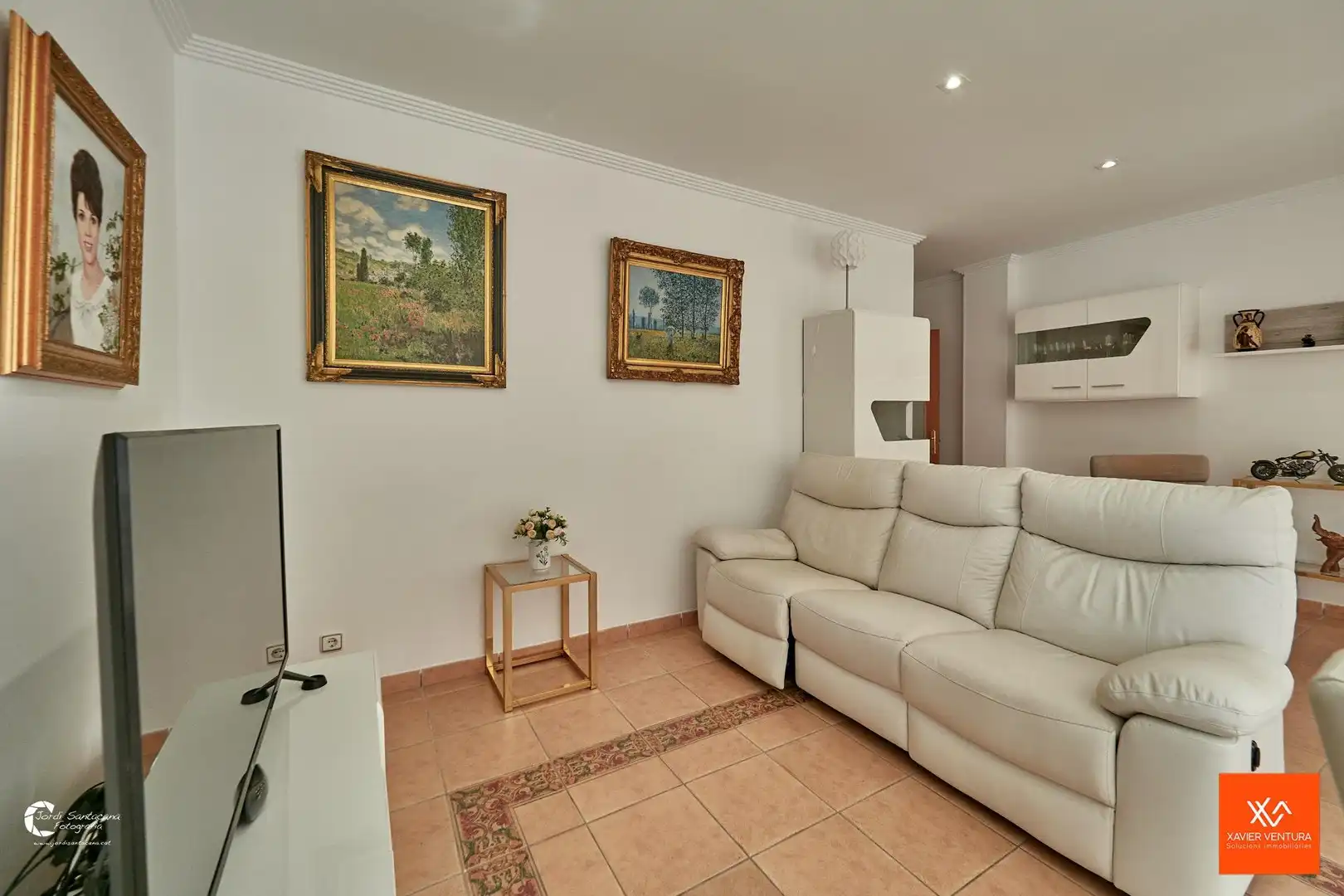 Sala d'estar de Pis en venda en Calafell amb Aire condicionat, Calefacció i Jardí privat