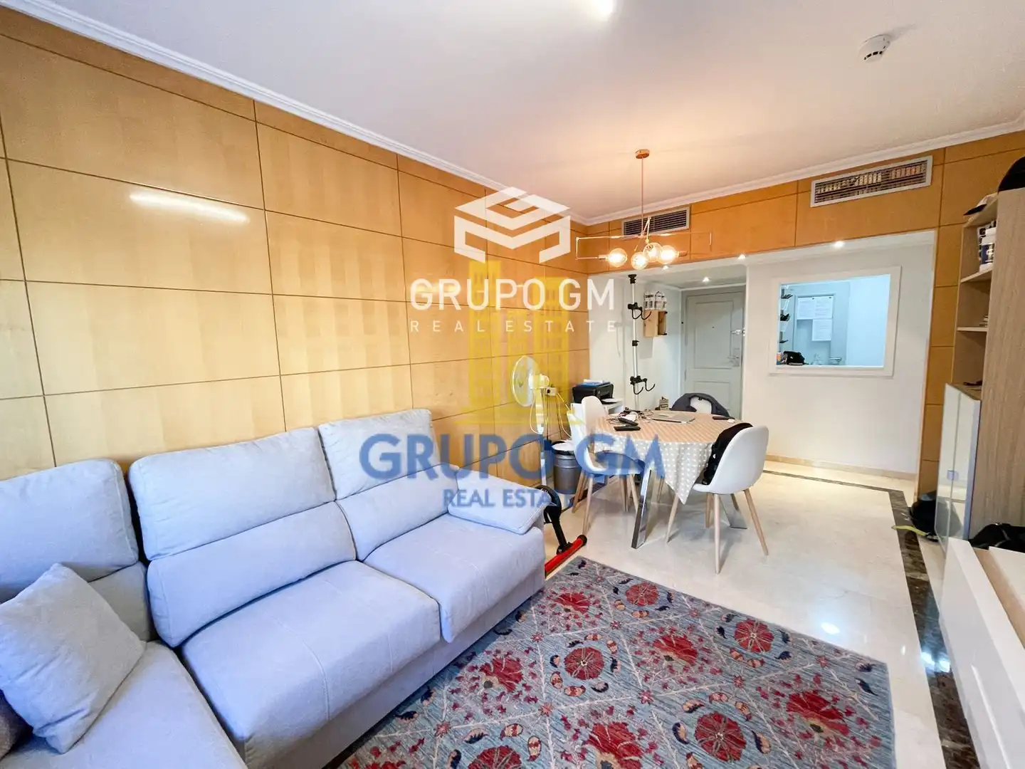 Sala de estar de Piso de alquiler en Madrid con Aire acondicionado y Amueblado