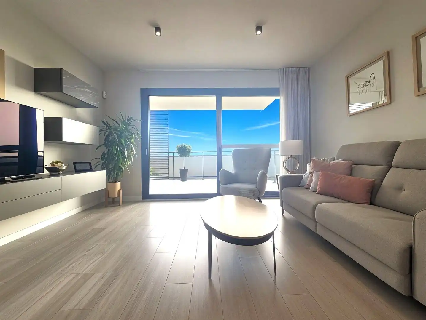 Sala de estar de Piso en venta en Reus con Aire acondicionado, Calefacción y Terraza