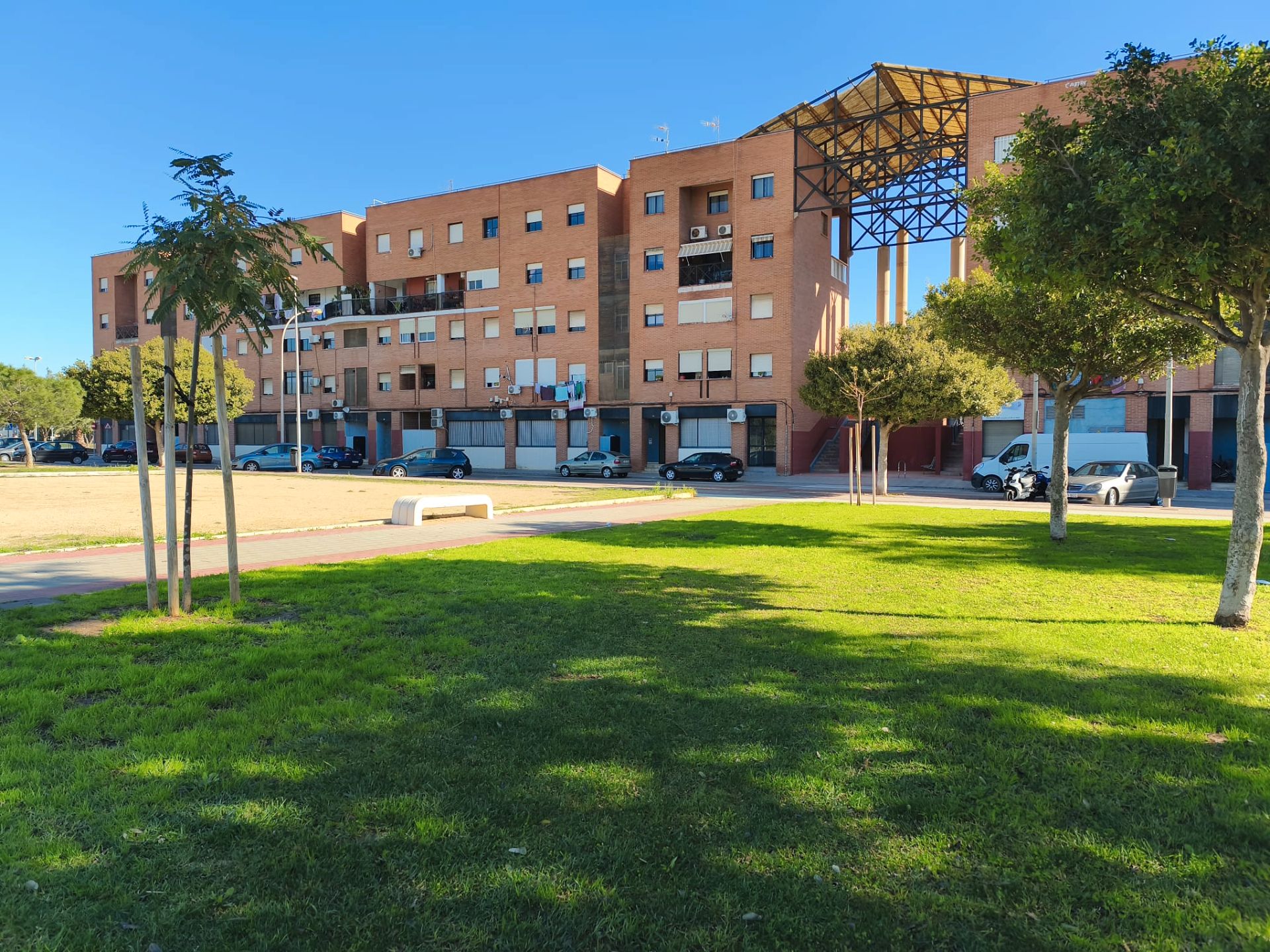 Exterior view of Flat for sale in Cartagena  with Air Conditioner, Terrace and Furnished