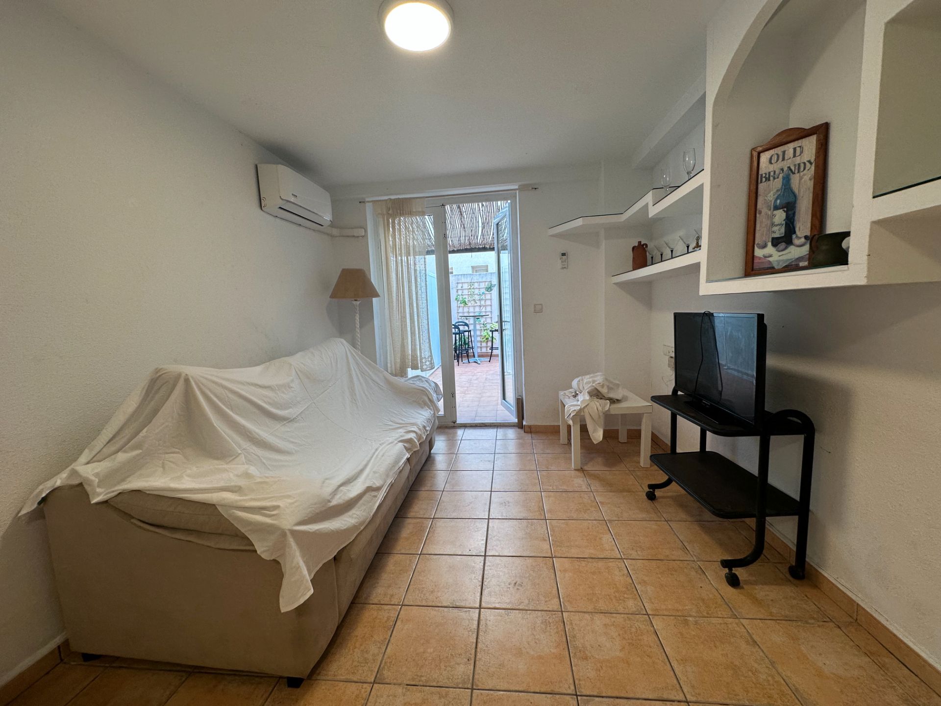 Living room of Apartment to rent in Cartagena  with Air Conditioner, Terrace and Furnished