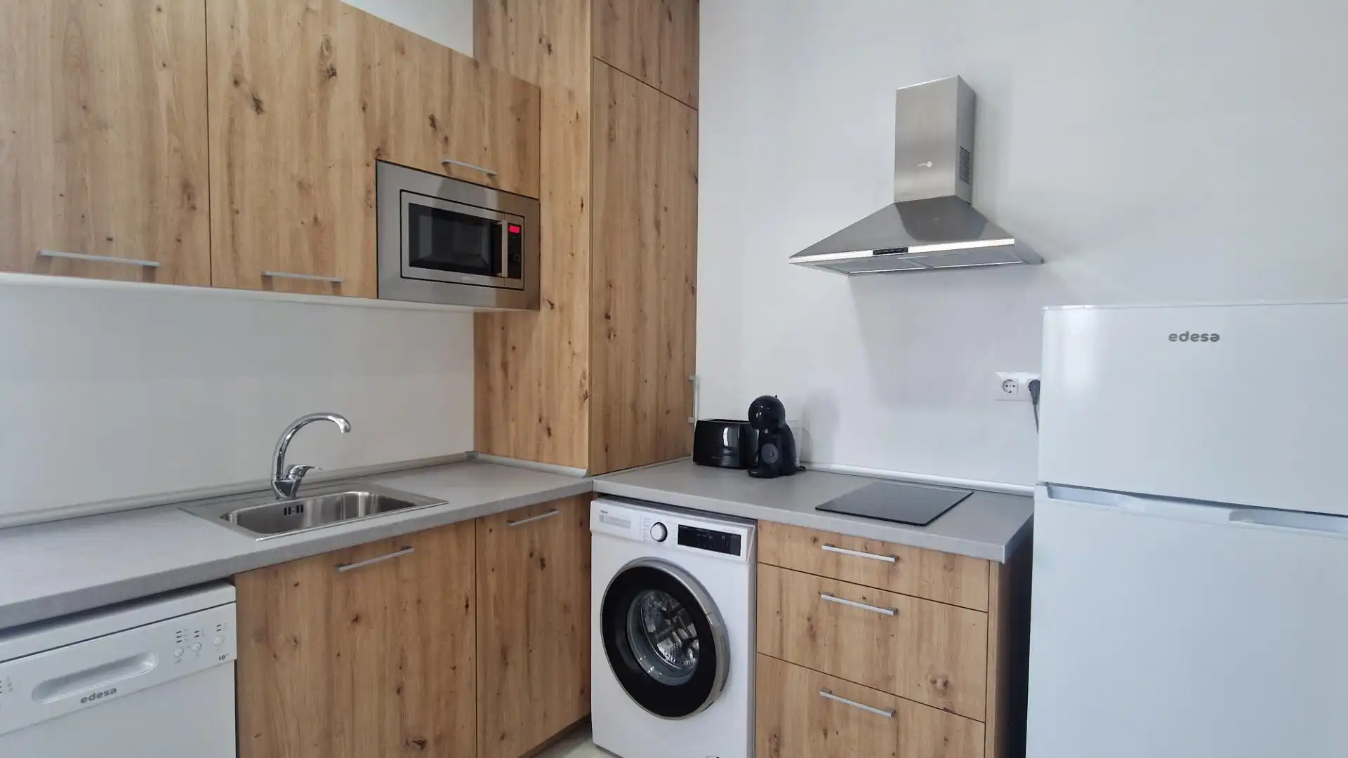Küche von Wohnung zur Miete in Jerez de la Frontera mit Klimaanlage und Möbliert