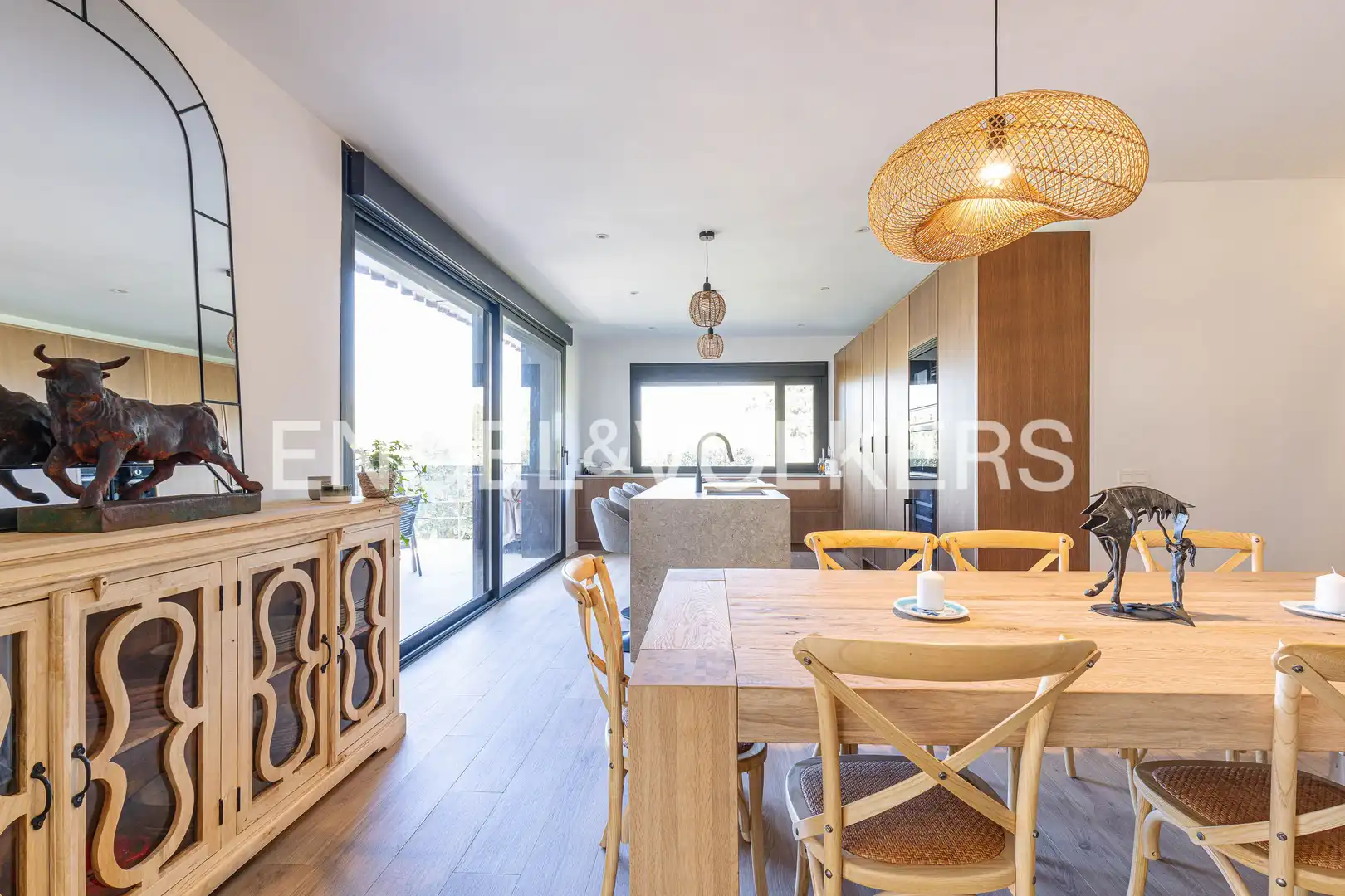 Dining room of Houses for sale in Valdemorillo  with Air Conditioner, Heating and Private garden