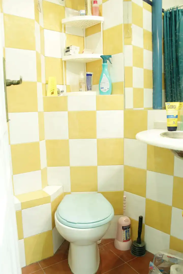 Bathroom of Flat for share in Sevilla  with Furnished, Washing machine and TV