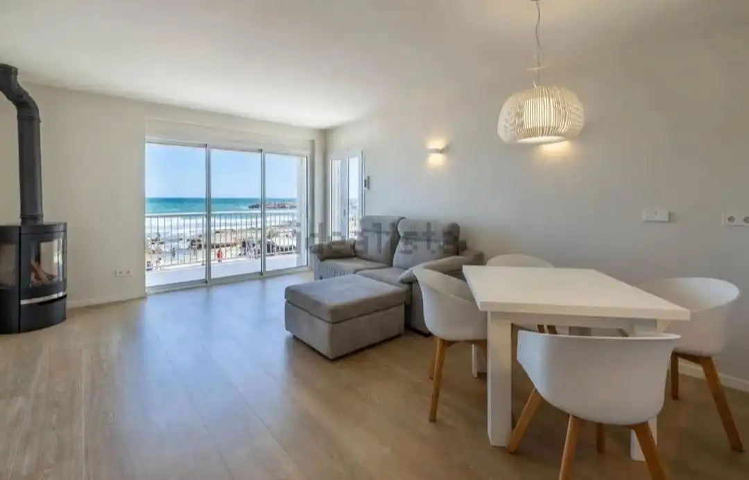 Wohnzimmer von Wohnung zur Miete in Santa Margalida mit Klimaanlage, Heizung und Parkett