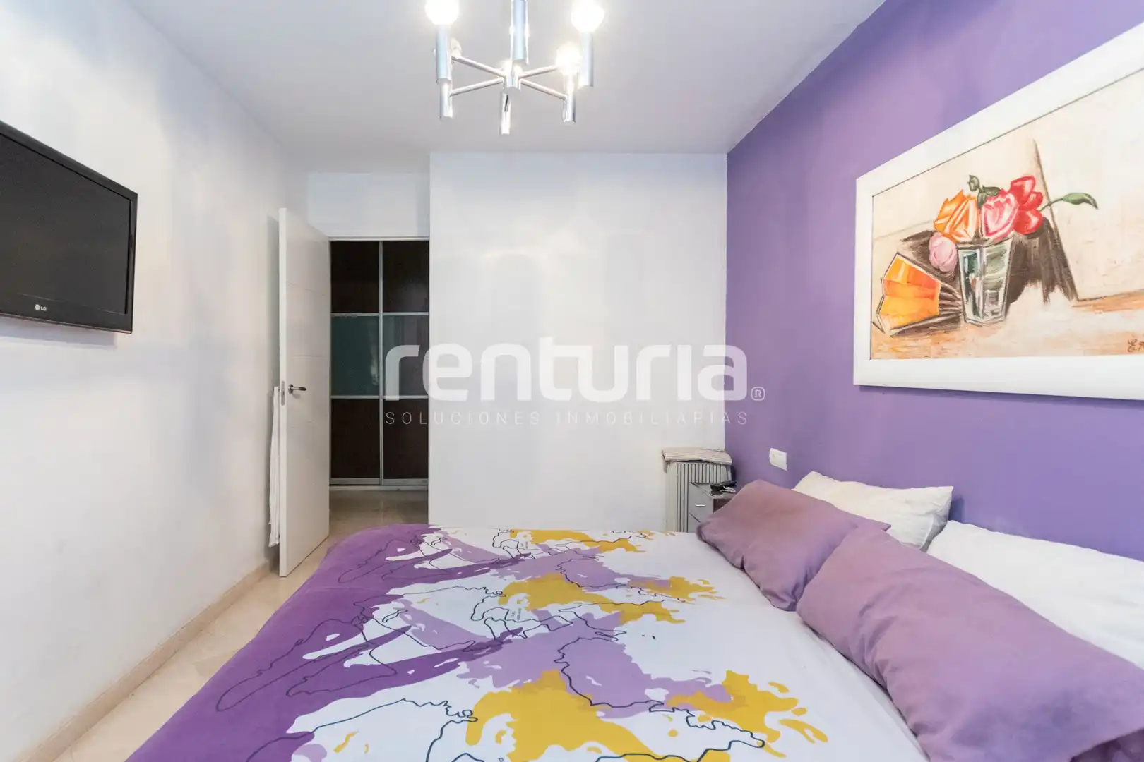 Dormitori de Dúplex en venda en La Font de la Figuera amb Aire condicionat, Terrassa i Forn