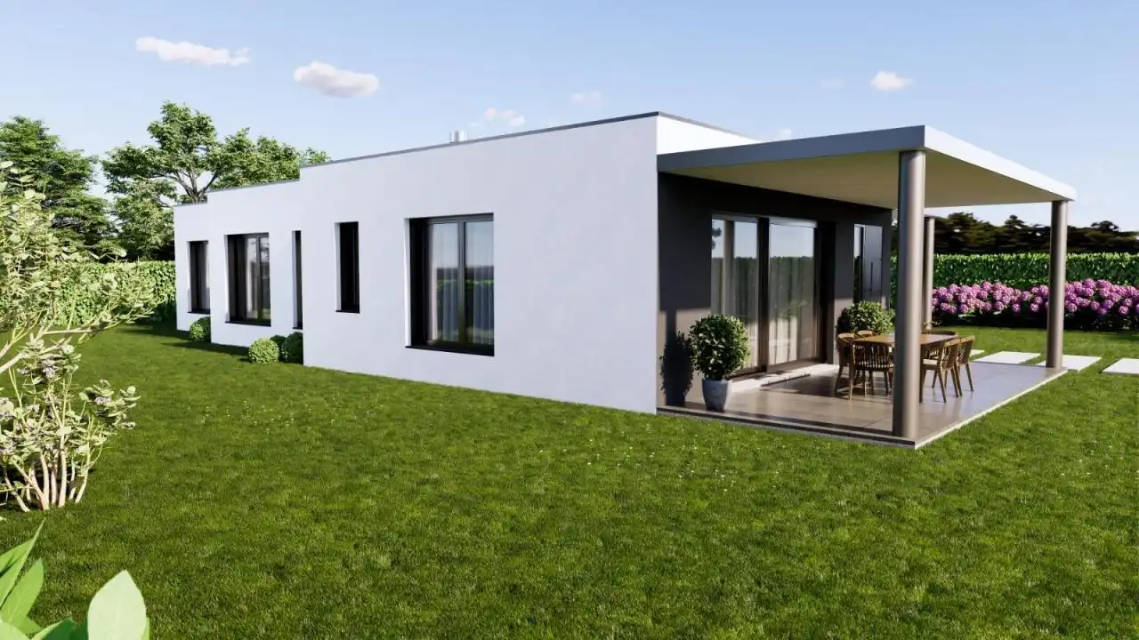 Vista exterior de Casa o xalet en venda en Mos amb Calefacció, Jardí privat i Terrassa
