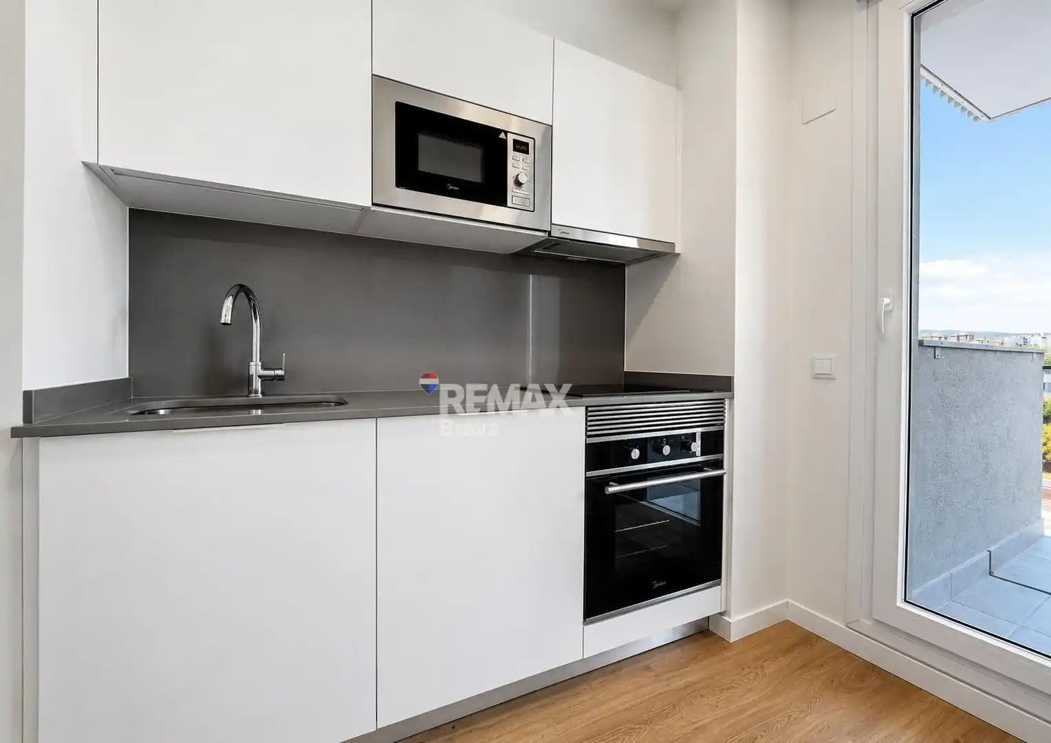 Cuina de Apartament en venda en Mataró amb Aire condicionat, Calefacció i Terrassa