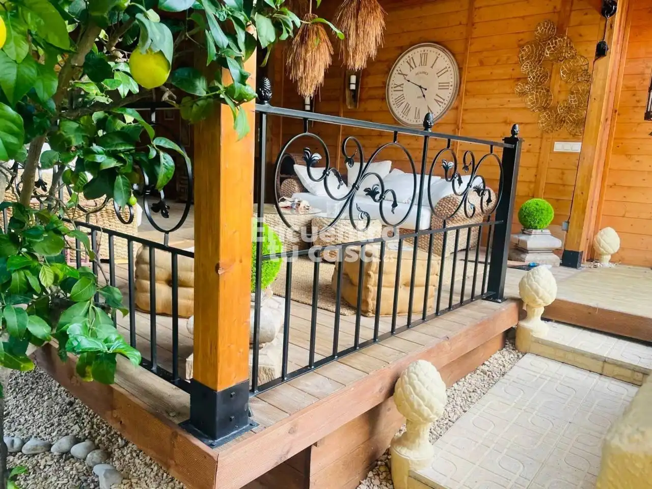 Terraza de Casa o chalet de alquiler en L'Alfàs del Pi con Aire acondicionado, Calefacción y Jardín privado