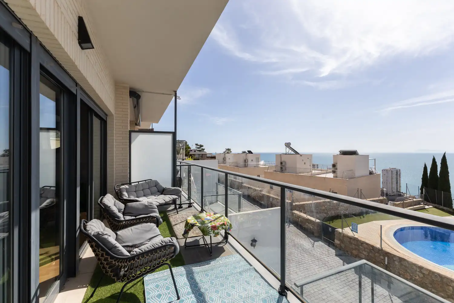 Terraza de Casa o chalet en venta en Cullera con Aire acondicionado, Calefacción y Jardín privado