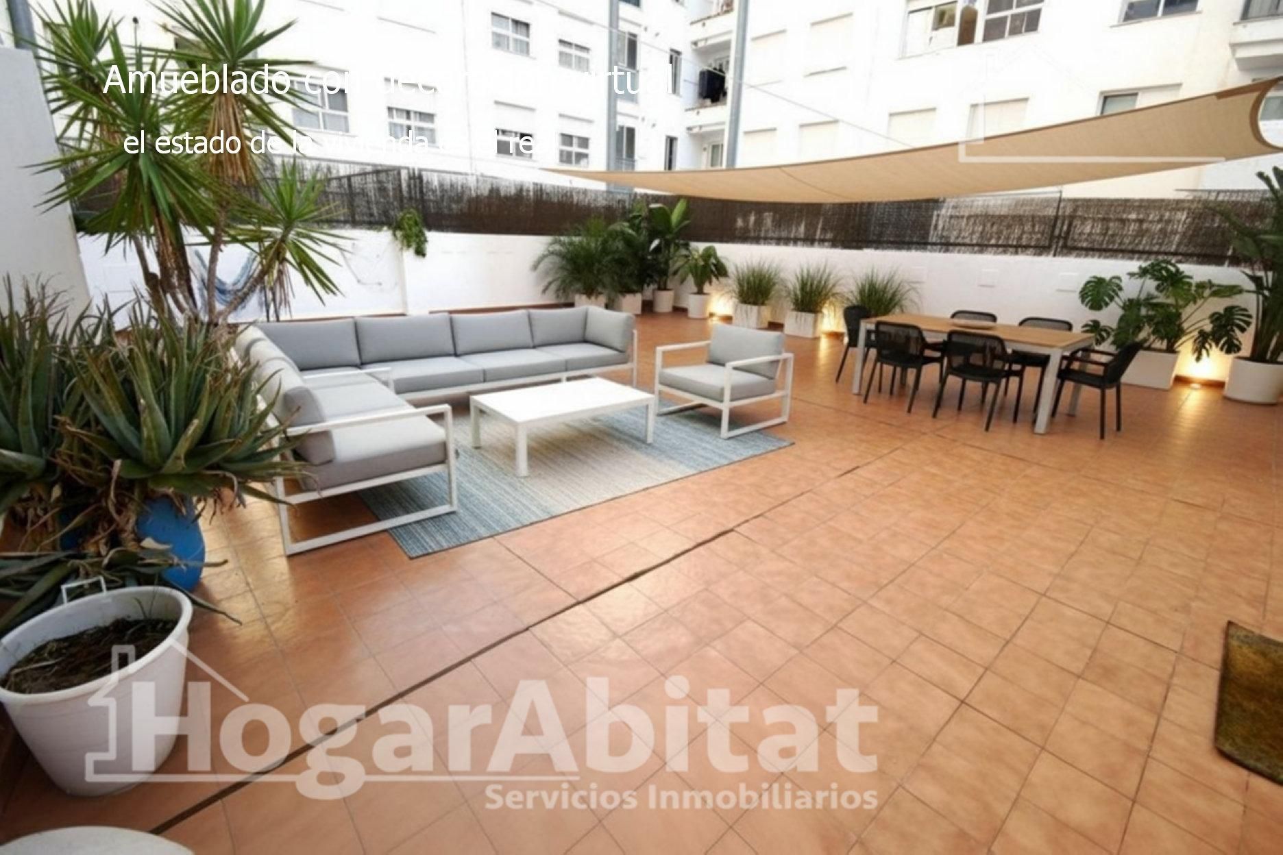Terrace of Flat for sale in Burriana / Borriana  with Heating, Terrace and Storage room