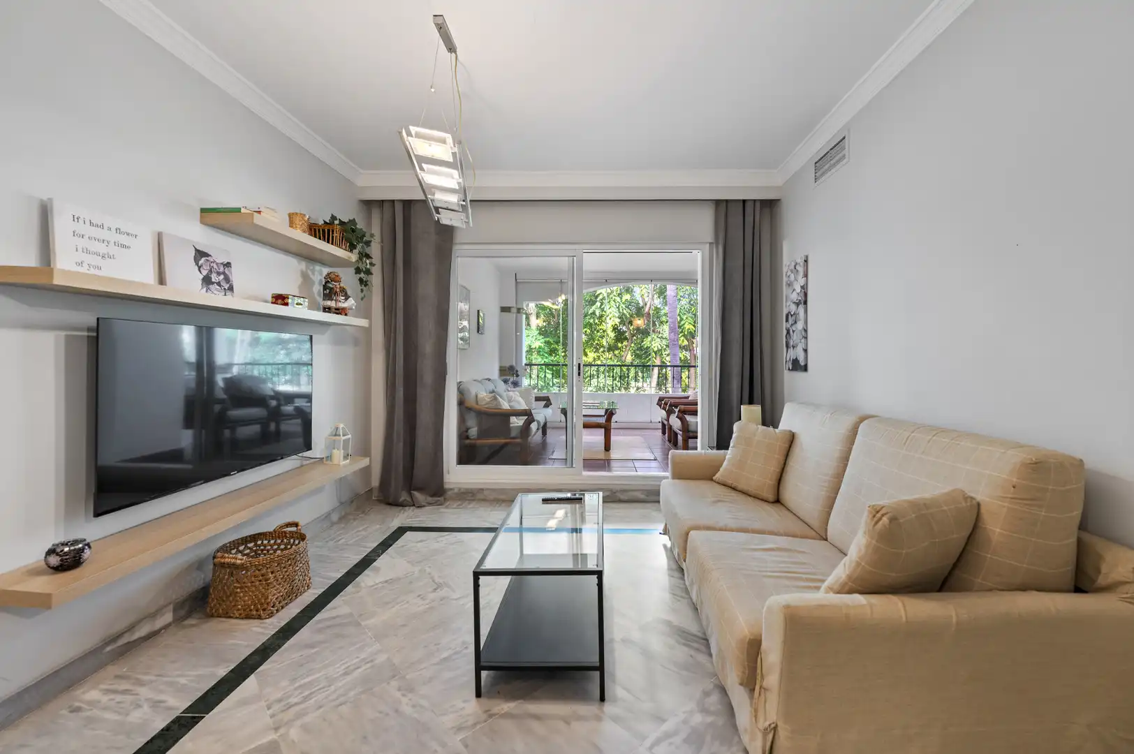 Living room of Apartments for rent in Marbella  with Terrace, Swimming Pool and Community pool