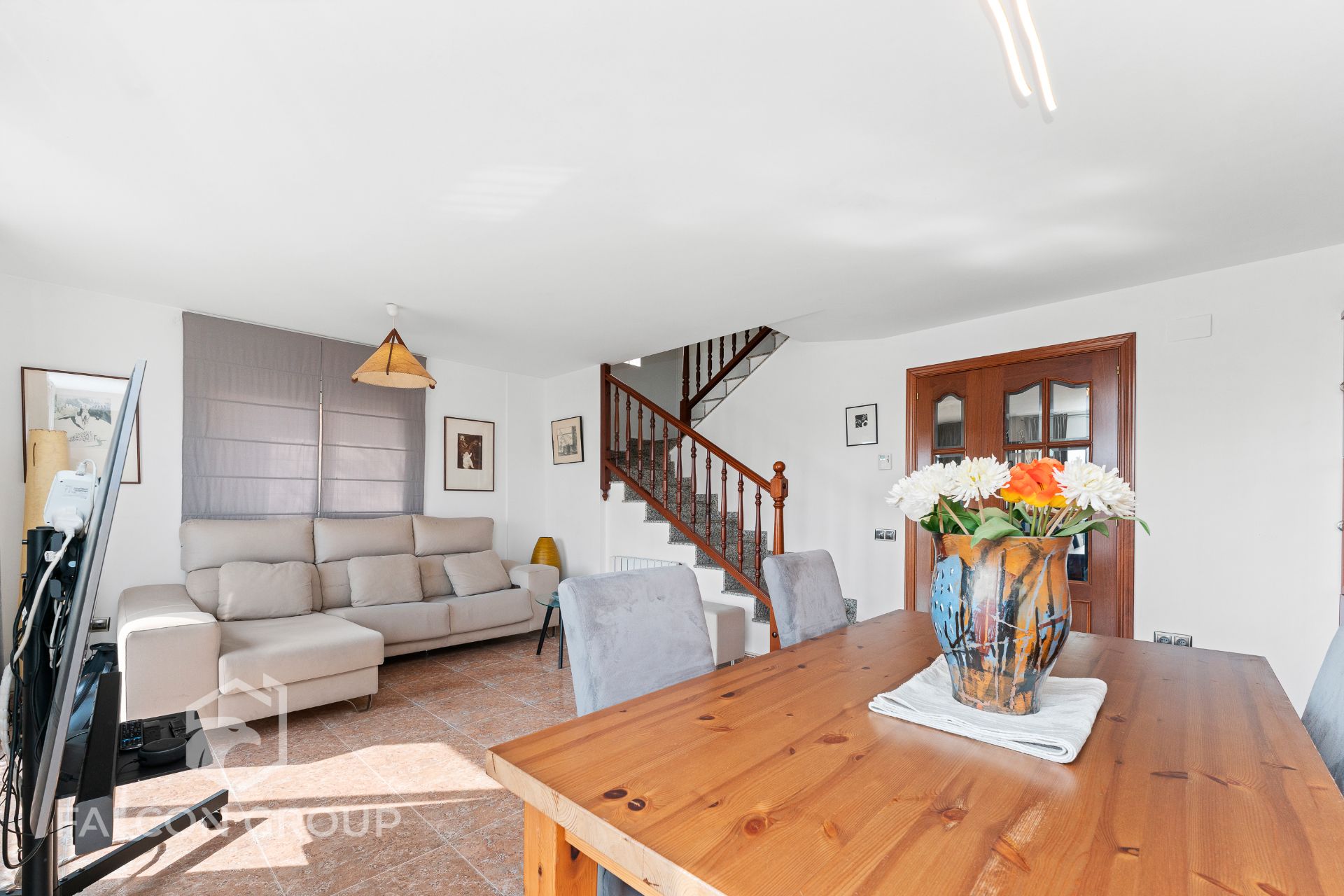 Living room of House or chalet for sale in Vilanova i la Geltrú  with Terrace, Furnished and Balcony