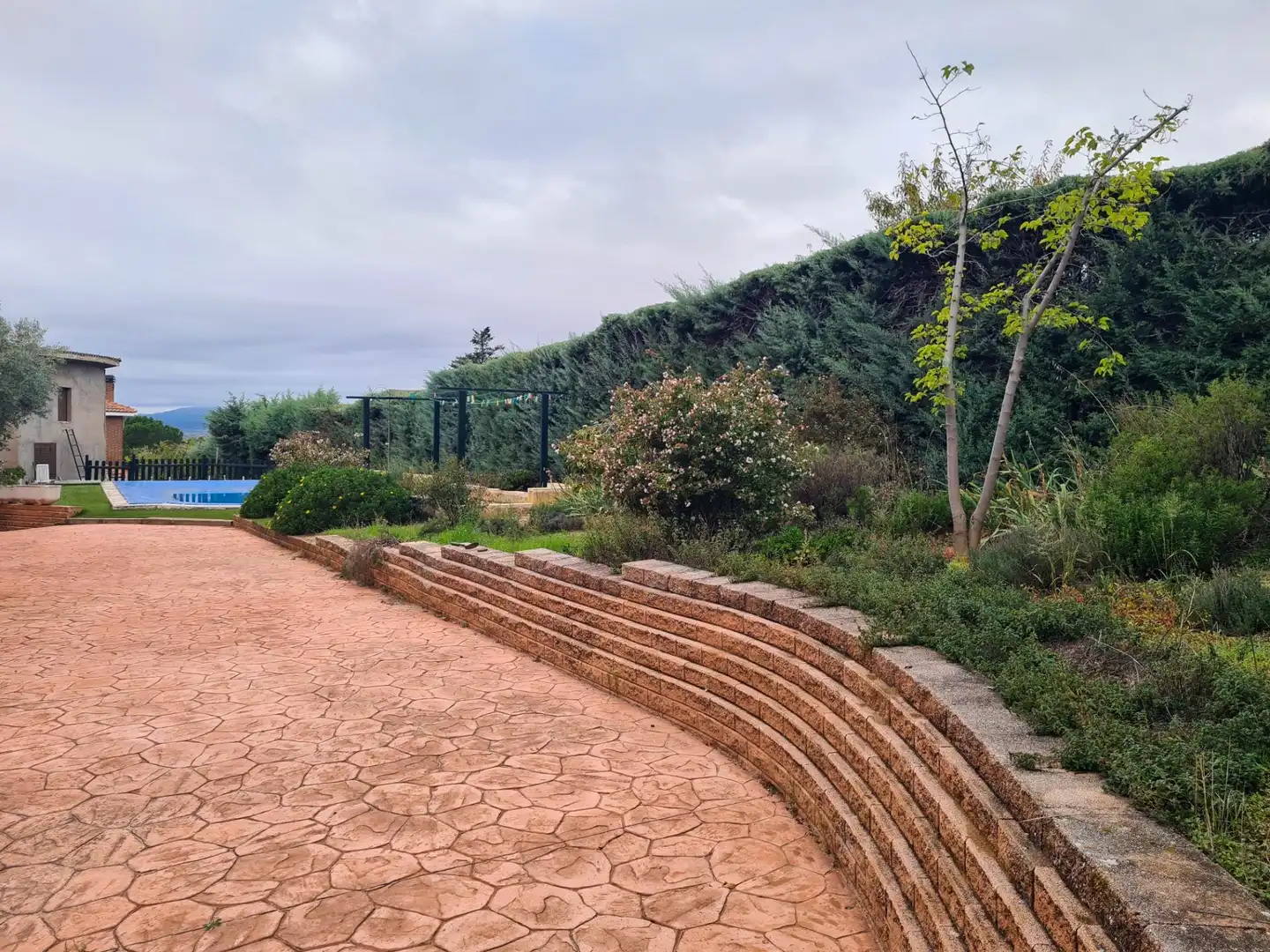 Terraza de Casa o chalet en venta en El Casar con Terraza, Trastero y Piscina