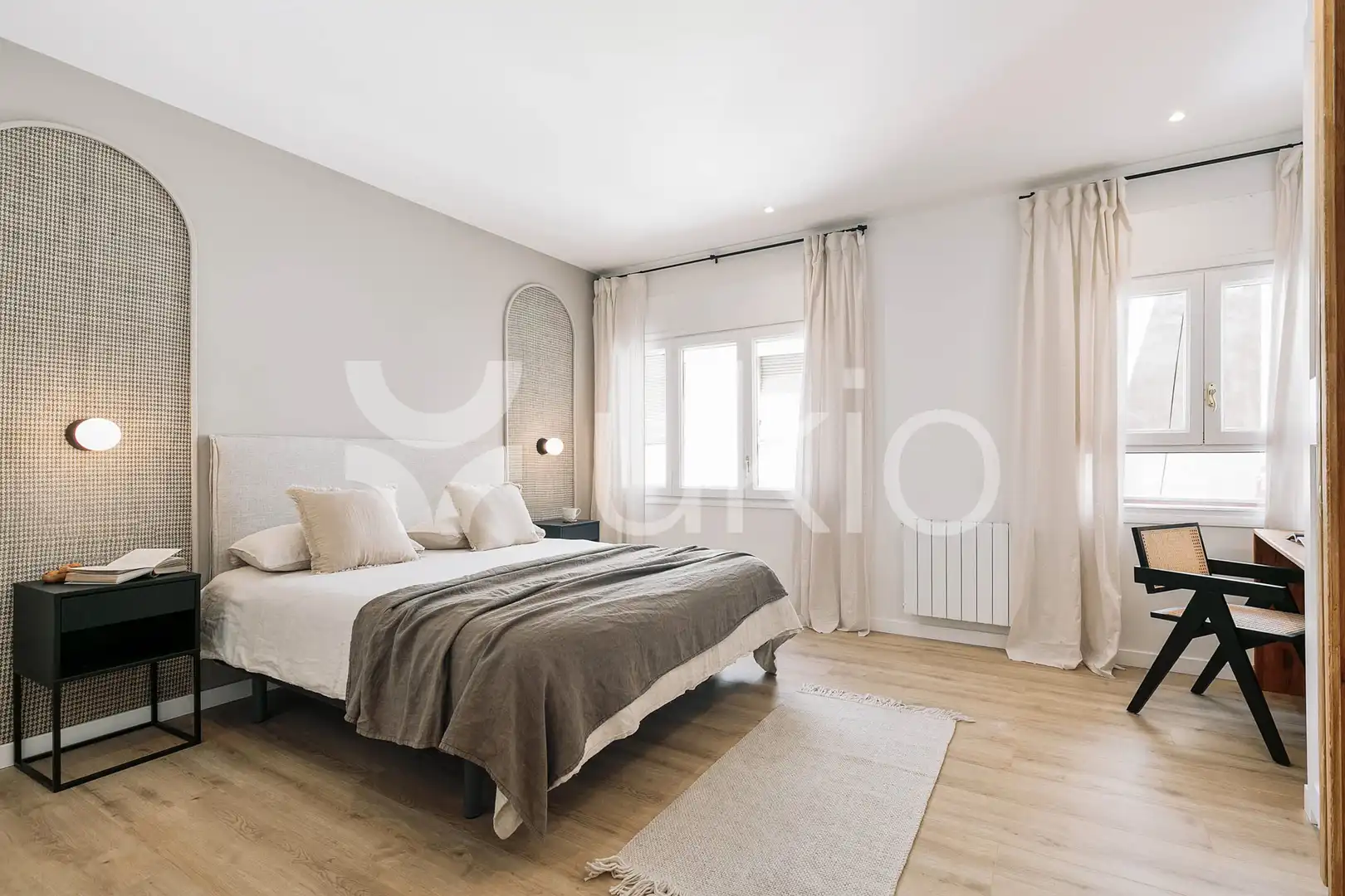 Habitación de Apartamento de alquiler en Barcelona con Aire acondicionado, Amueblado y Horno