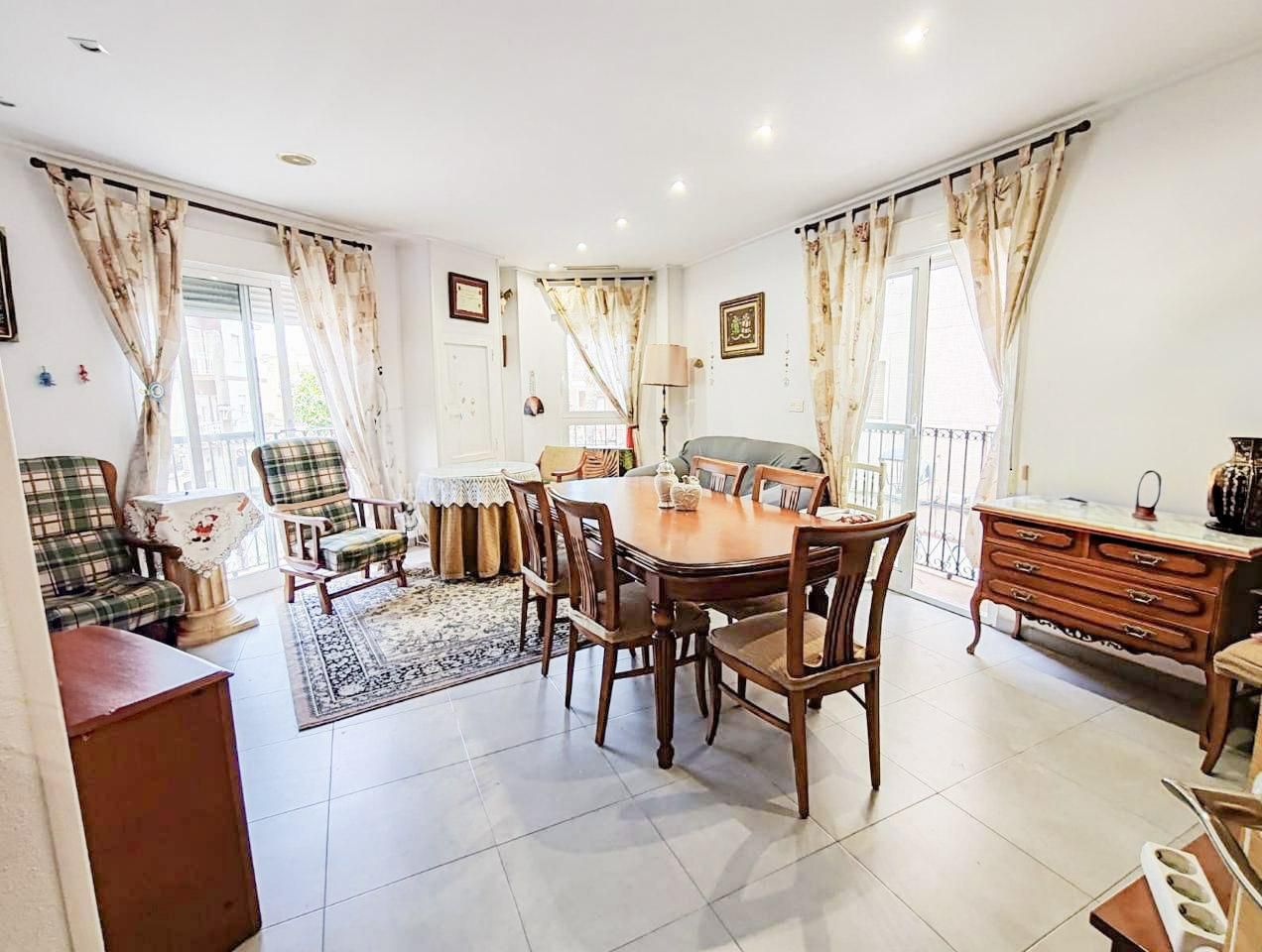 Dining room of Flat for sale in Aspe  with Furnished and Balcony