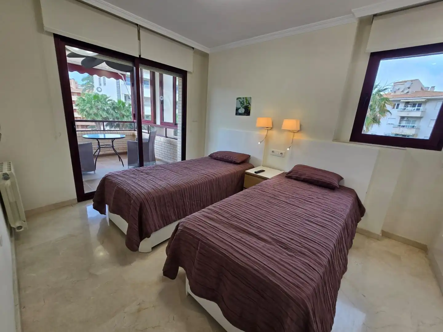 Bedroom of Apartments for rent in L'Alfàs del Pi  with Air Conditioner, Heating and Terrace