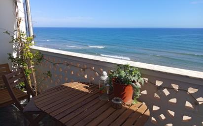 Terrace of Apartment for sale in  Valencia Capital  with Air Conditioner and Balcony