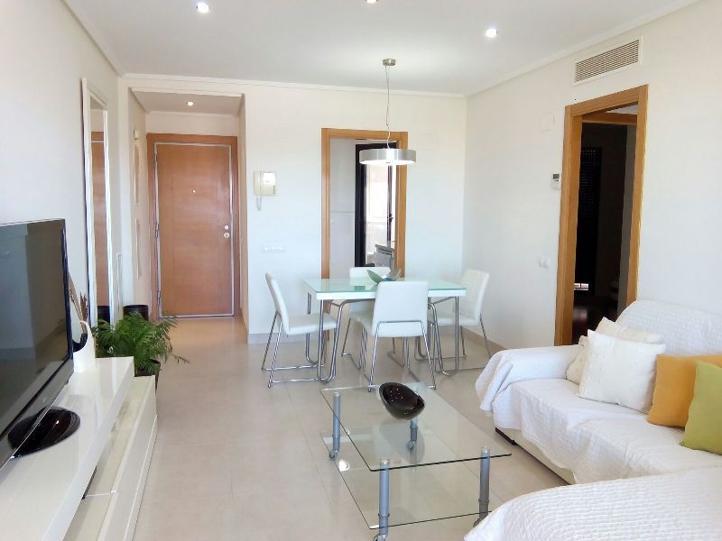 Sala d'estar de Pis de lloguer en  Valencia Capital amb Aire condicionat, Calefacció i Terrassa