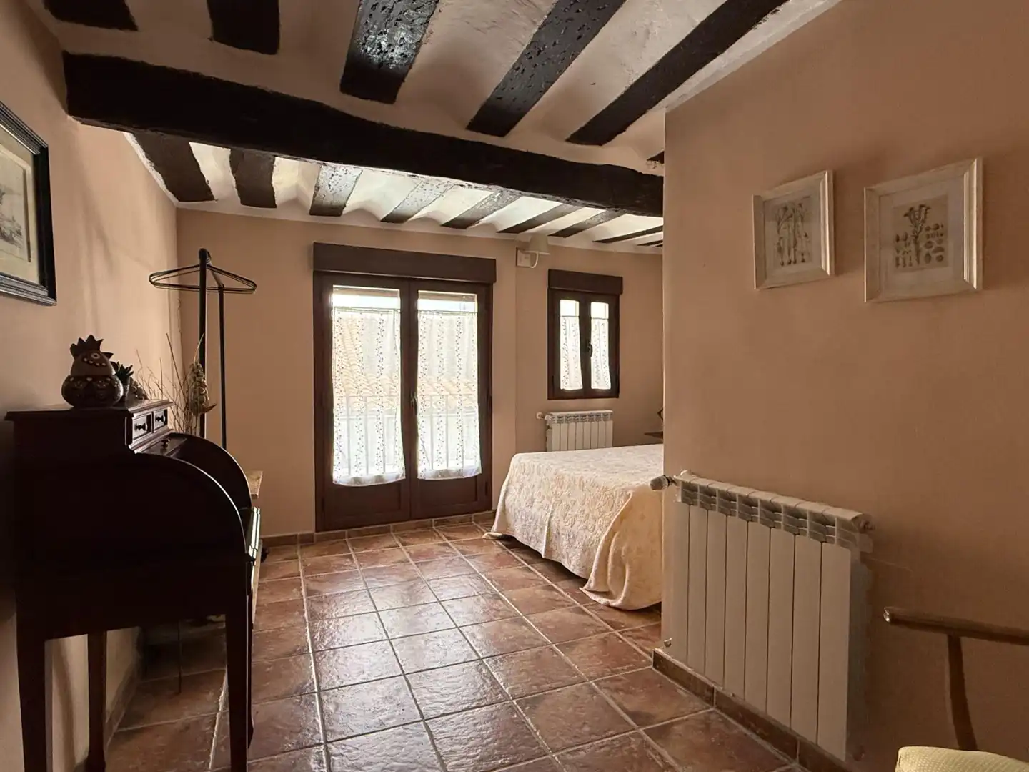 Habitación de Finca rústica en venta en Auñón con Terraza, Amueblado y Balcón