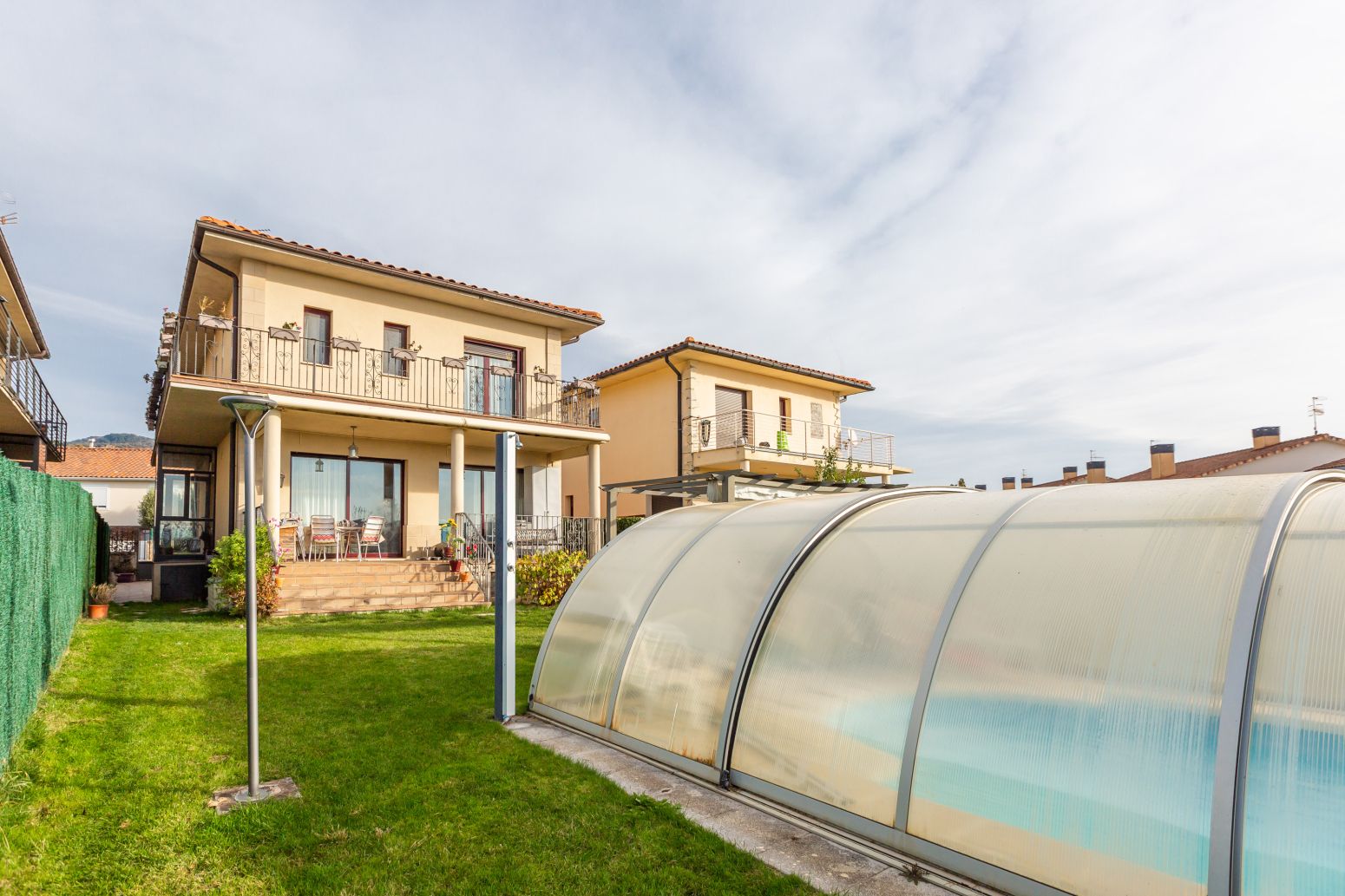 Exterior view of House or chalet for sale in Berrioplano / Berriobeiti  with Heating, Private garden and Parquet flooring