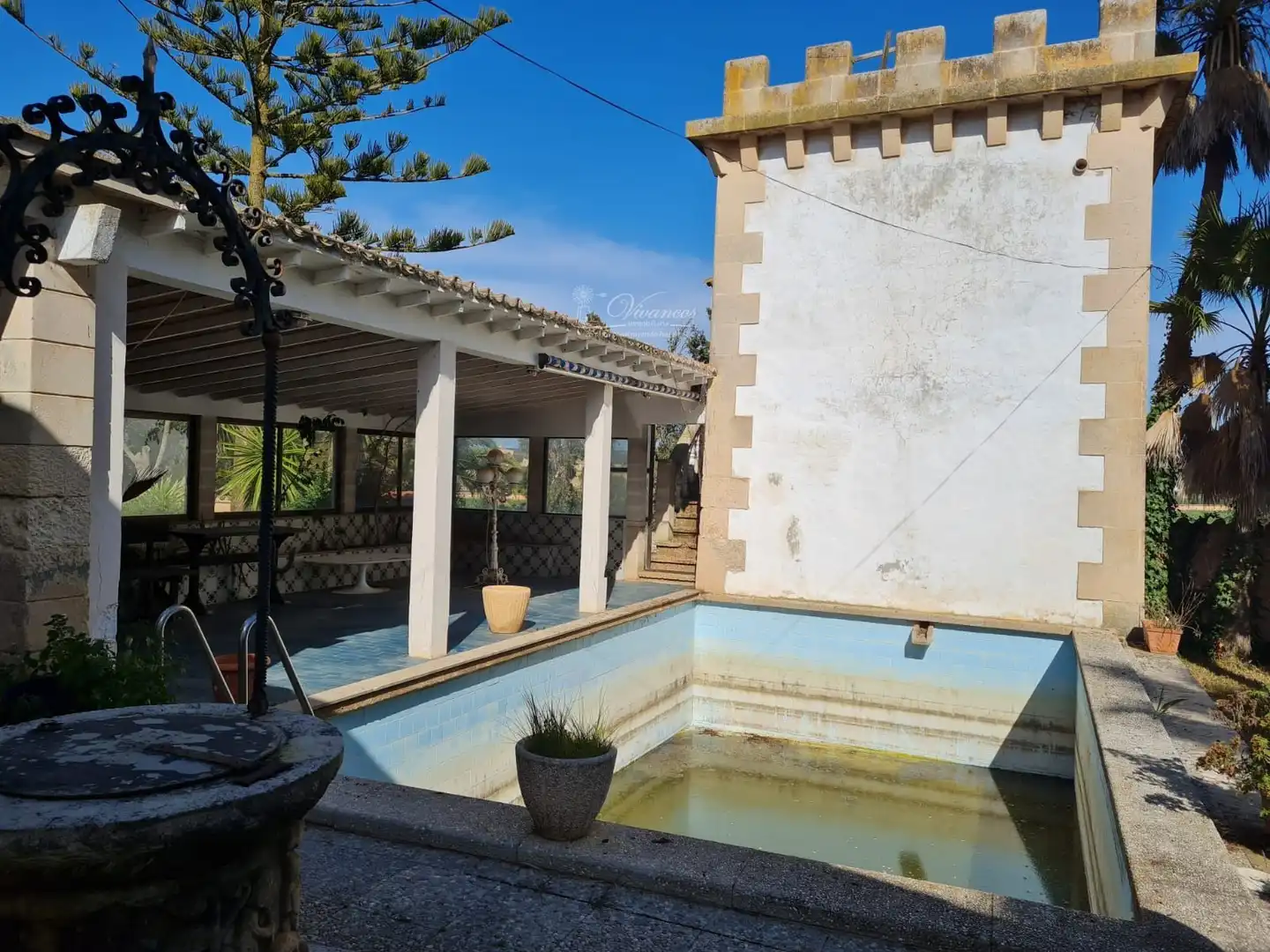 Piscina de Casa adosada en venta en Campos con Trastero y Piscina