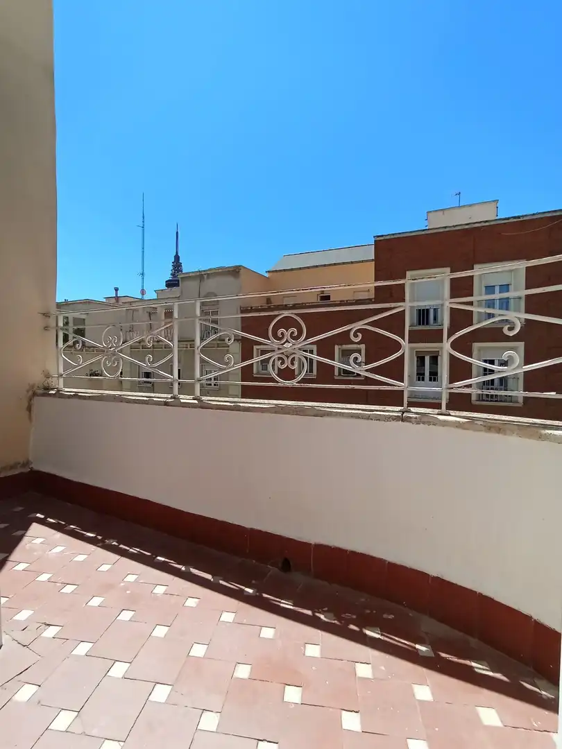 Terraza de Piso de alquiler en Madrid con Aire acondicionado, Calefacción y Parquet